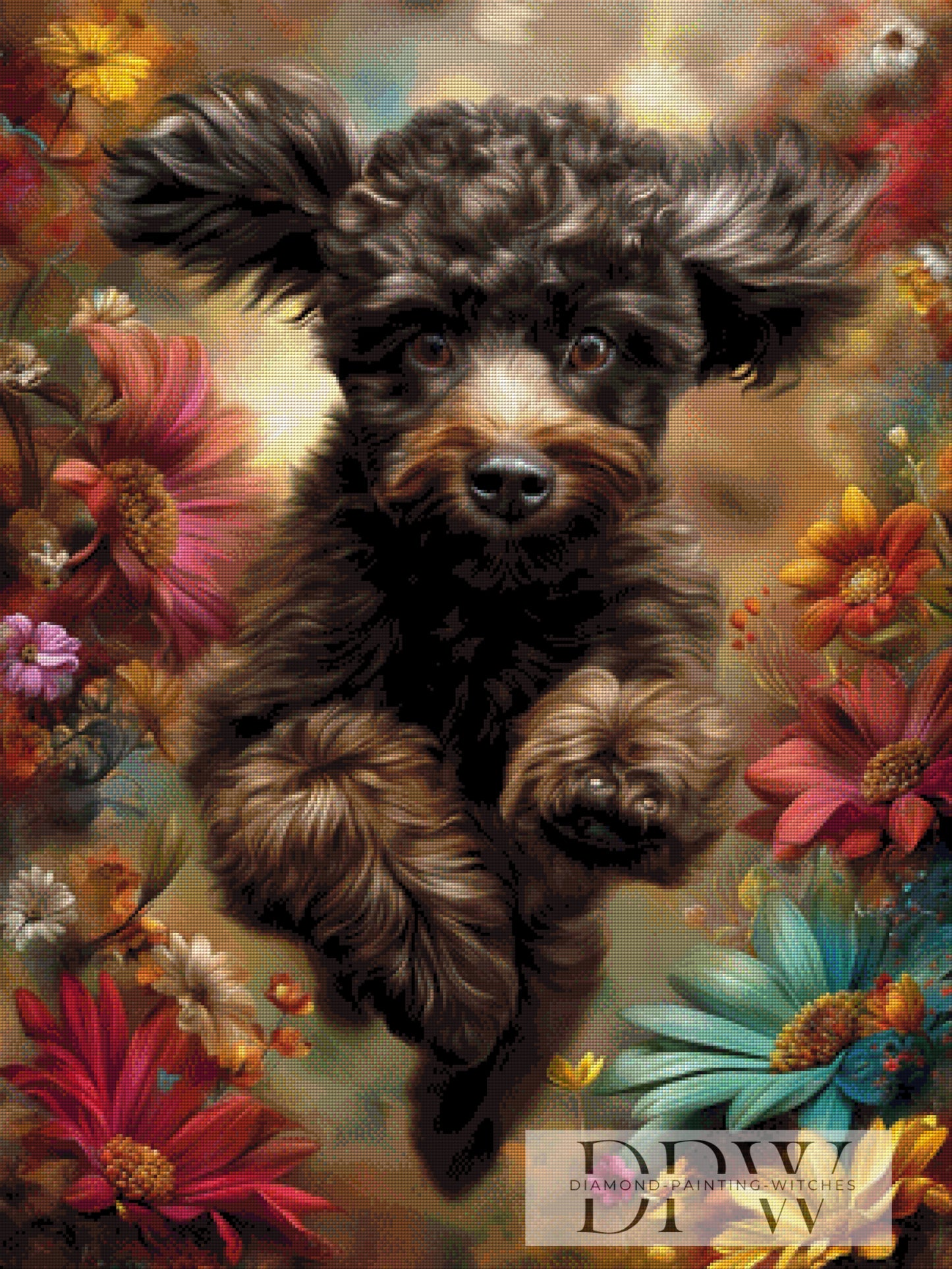 Flying Poo by CleoDora 75x100cm mit 270 Farben DPW-4821