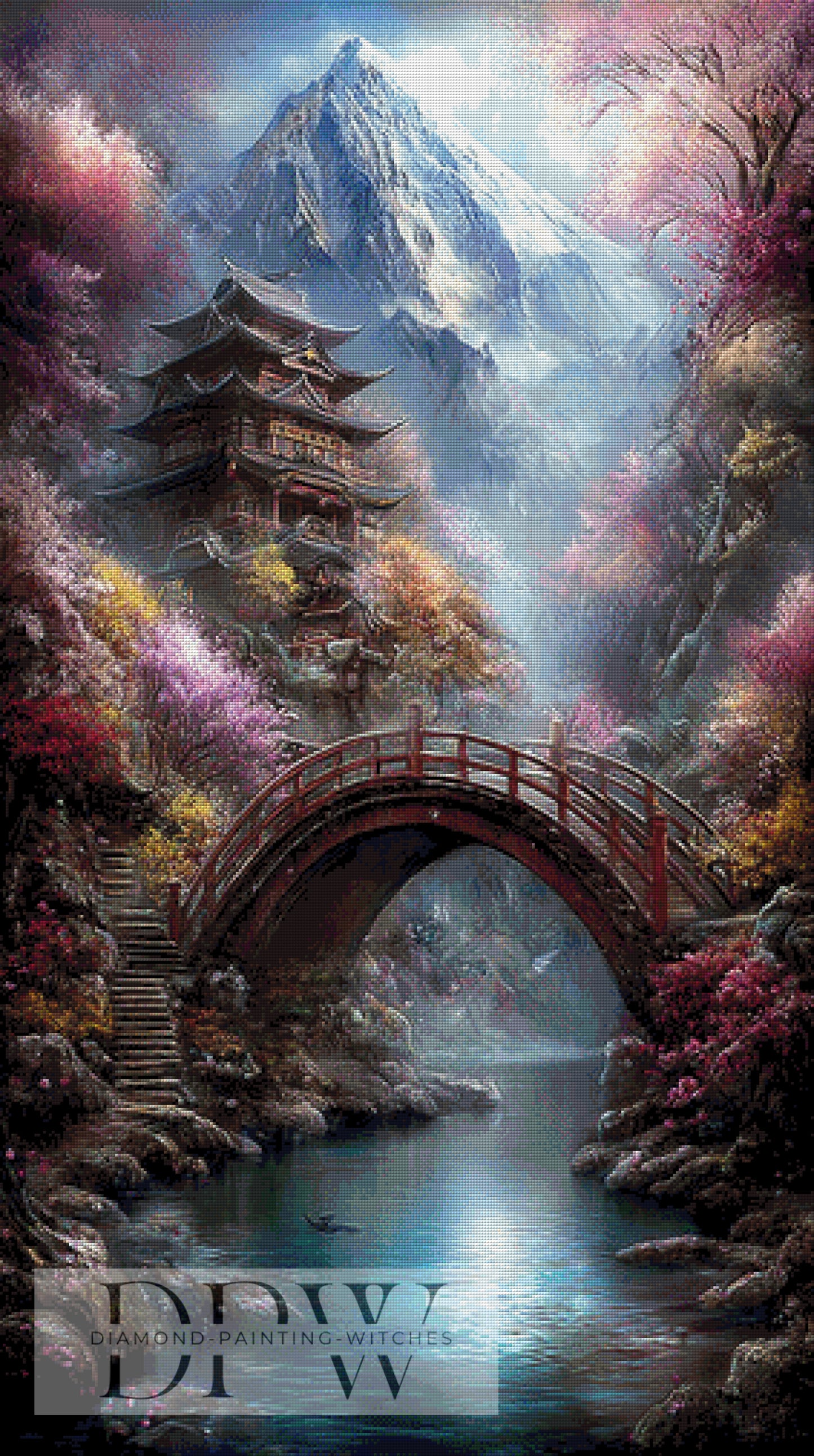 Yume no Hashi by Elly_A.I. 70x125cm mit 240 Farben DPW-4898