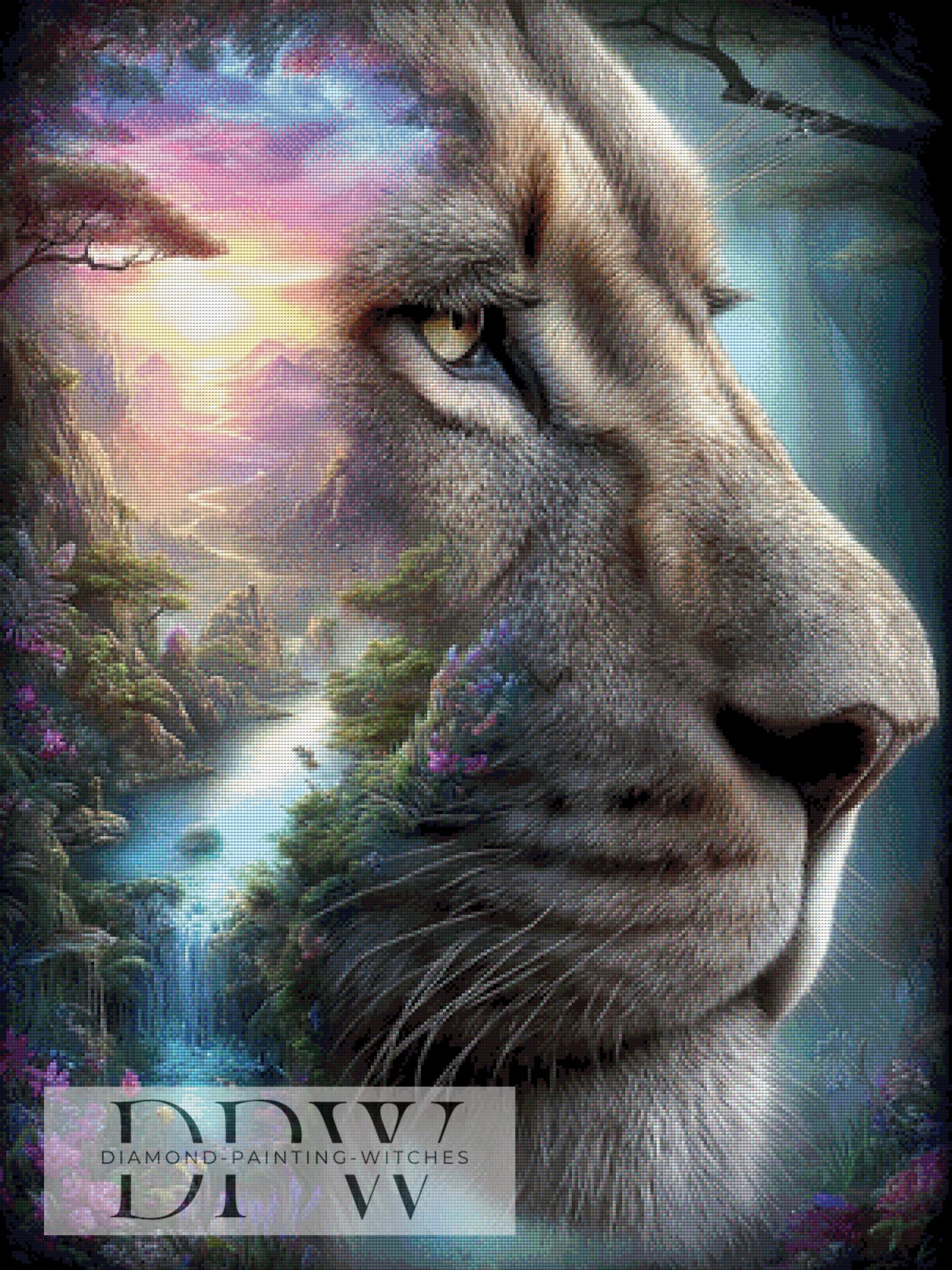 Spiritclaw by Elly_A.I. 75x100cm mit 230 Farben DPW-4935