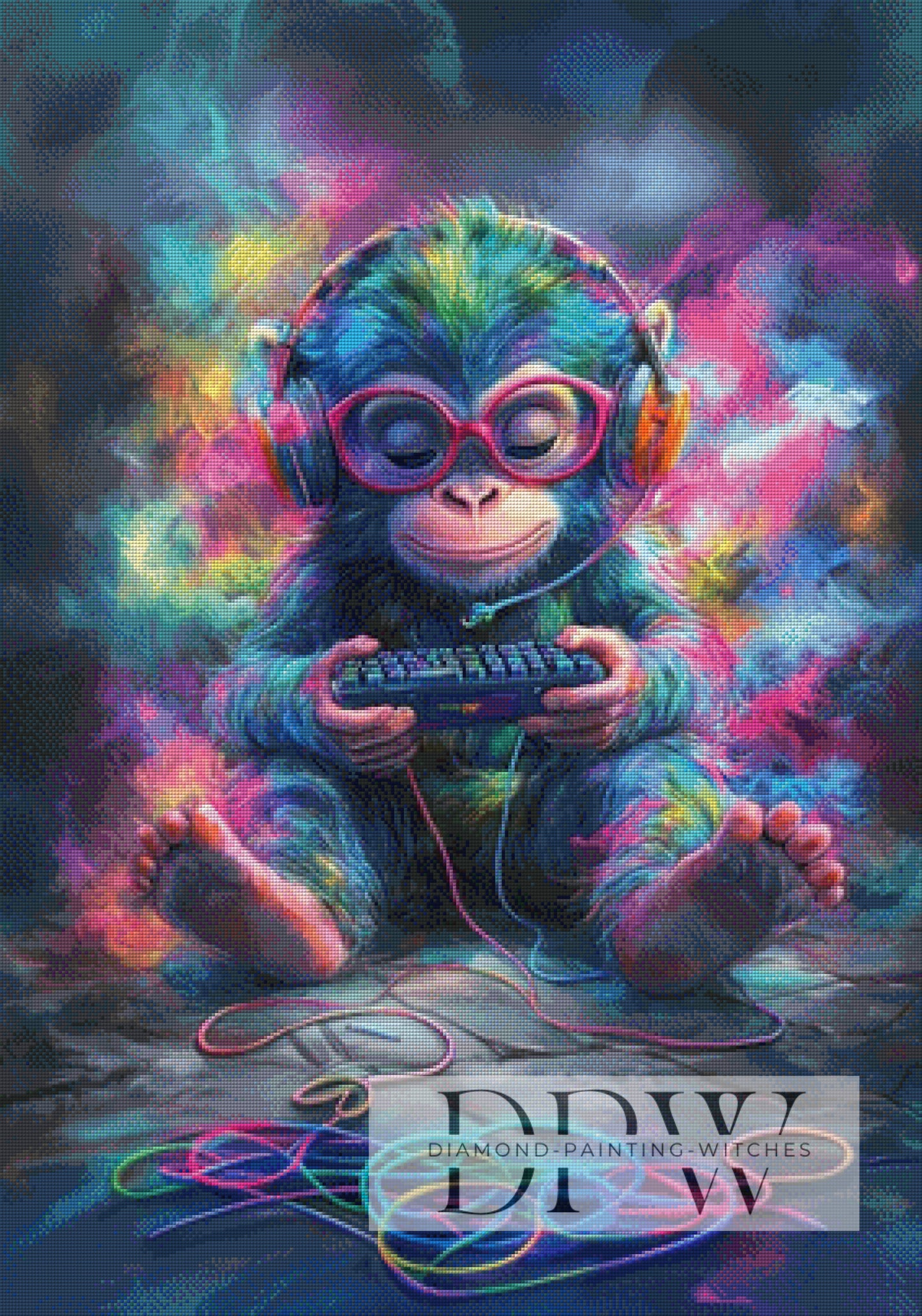 Little Gamer by ellufija 70x100cm mit 310 Farben DPW-4983