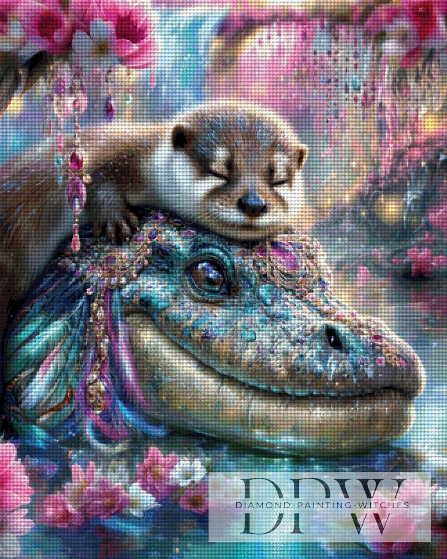 Mystic Pond Duo by Elly_A.I. 75x100cm mit 290 Farben DPW-5067