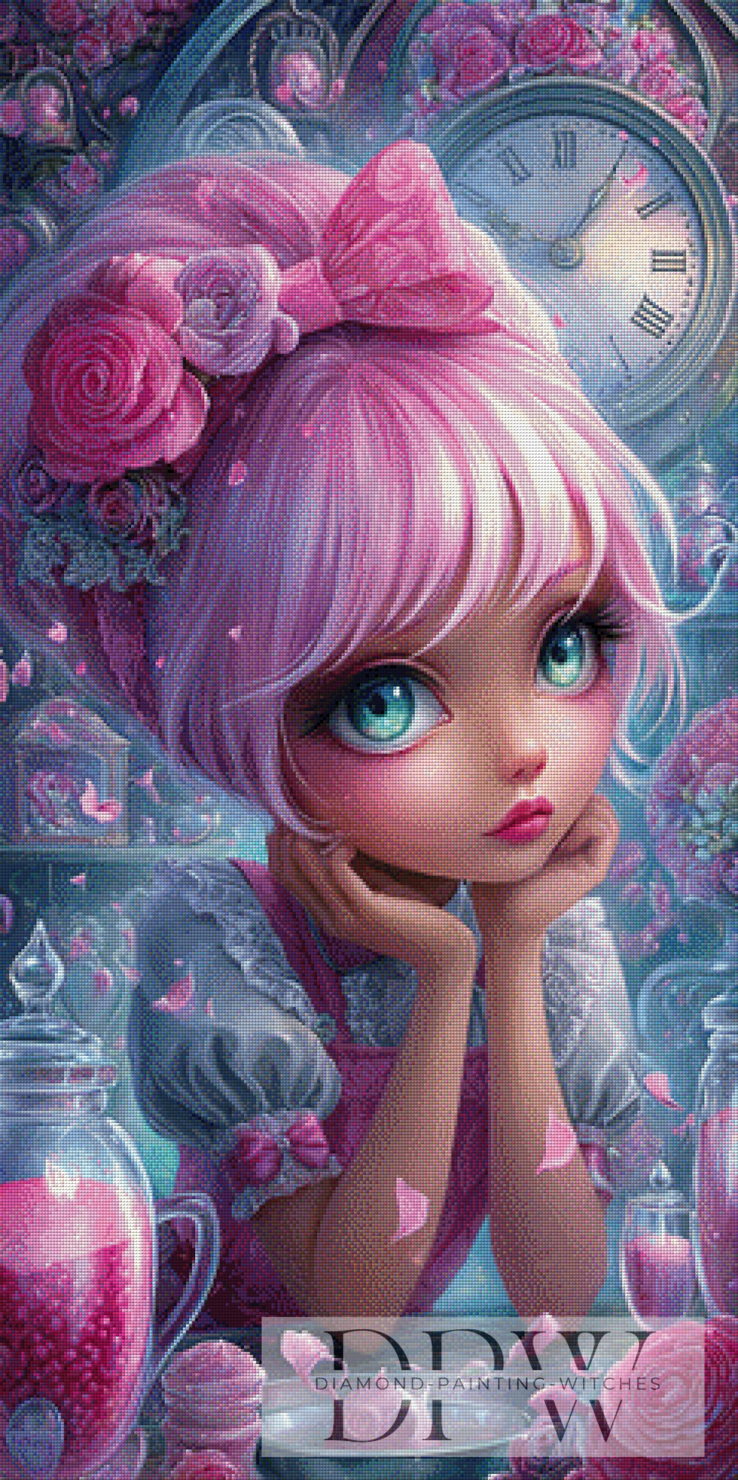 Pink Dream by Elly_A.I. 60x120cm mit 200 Farben DPW-5107
