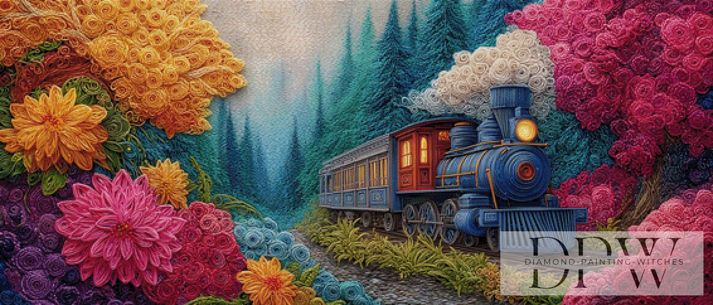 Wollige Welt by Sweet_Loco_AI 140x60cm mit 333 Farben DPW-5183