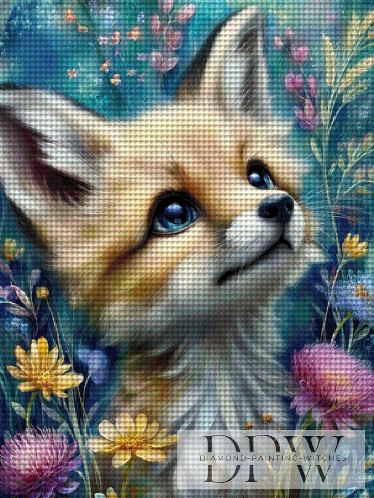 Fuchsjunges by Sweet_Loco_AI 75x100cm mit 280 Farben DPW-5190