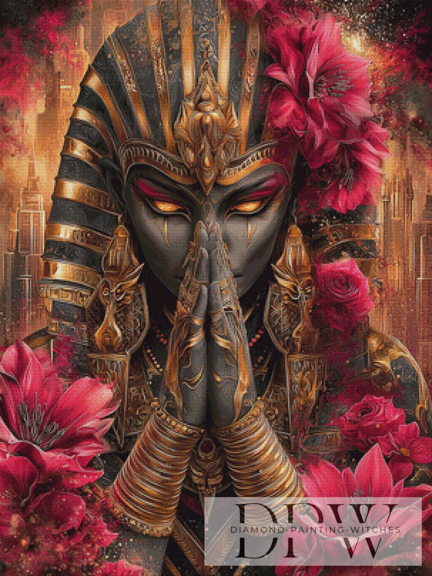 Pharaonen Göttin by Sweet_Loco_AI 75x100cm mit 200 Farben DPW-5192