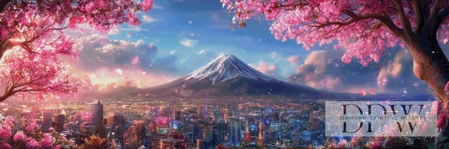 Empire Fuji by ellufija 240x80cm mit 270 Farben DPW-5271