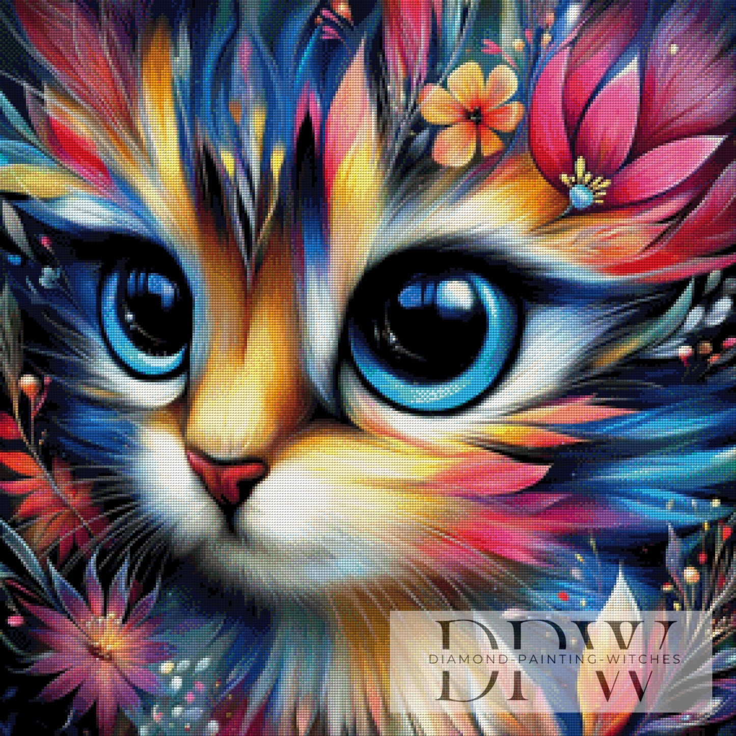 Sammy by CleoDora 70x70cm mit 300 Farben DPW-6056