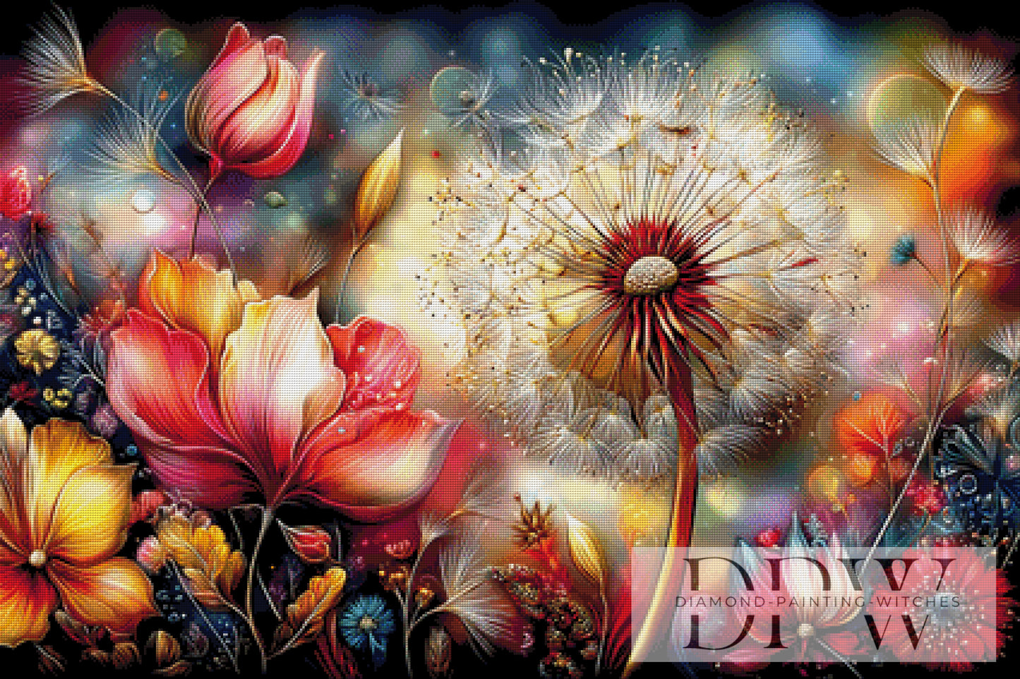 Pustewelt by theA.art 105x70cm mit 330 Farben DPW-6071