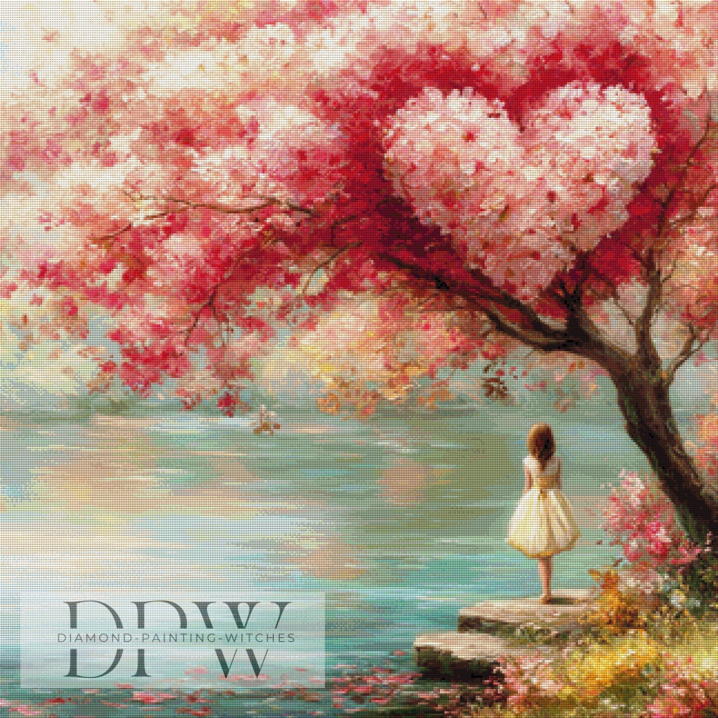 Ein Moment für immer by CleoDora 80x80cm mit 250 Farben DPW-6179
