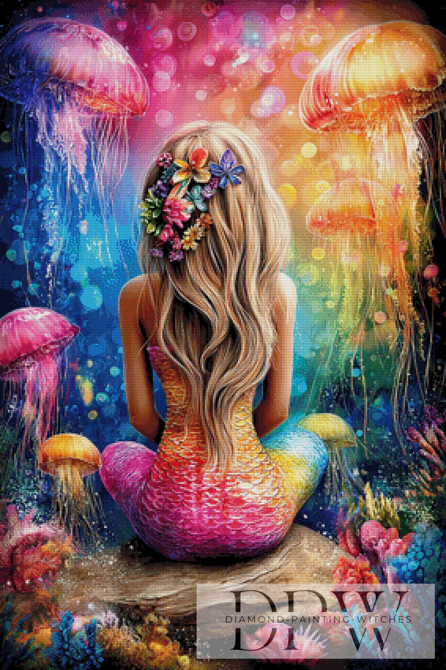 Unterwasserzauber by theA.art 70x105cm mit 400 Farben DPW-6215