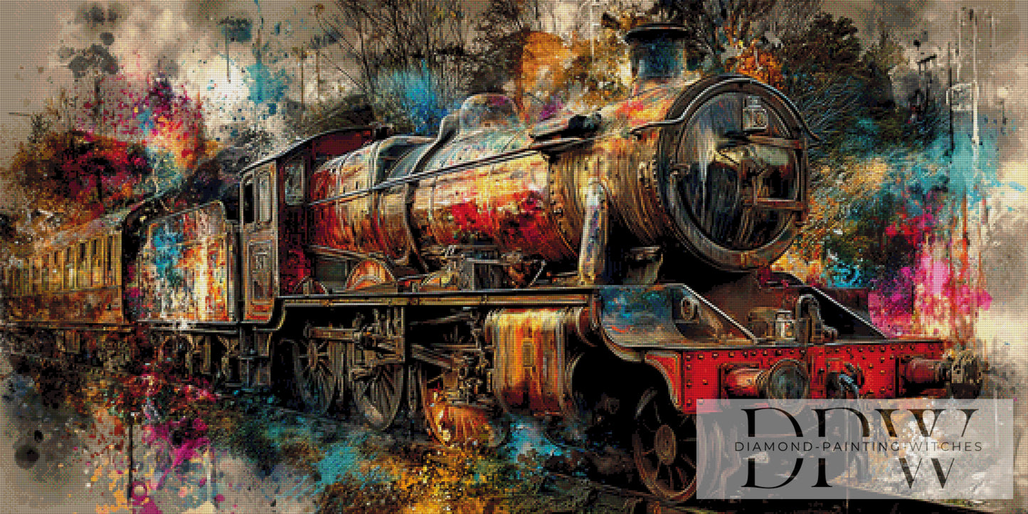Farbenfahrt by ellufija 140x70cm mit 340 Farben DPW-6285
