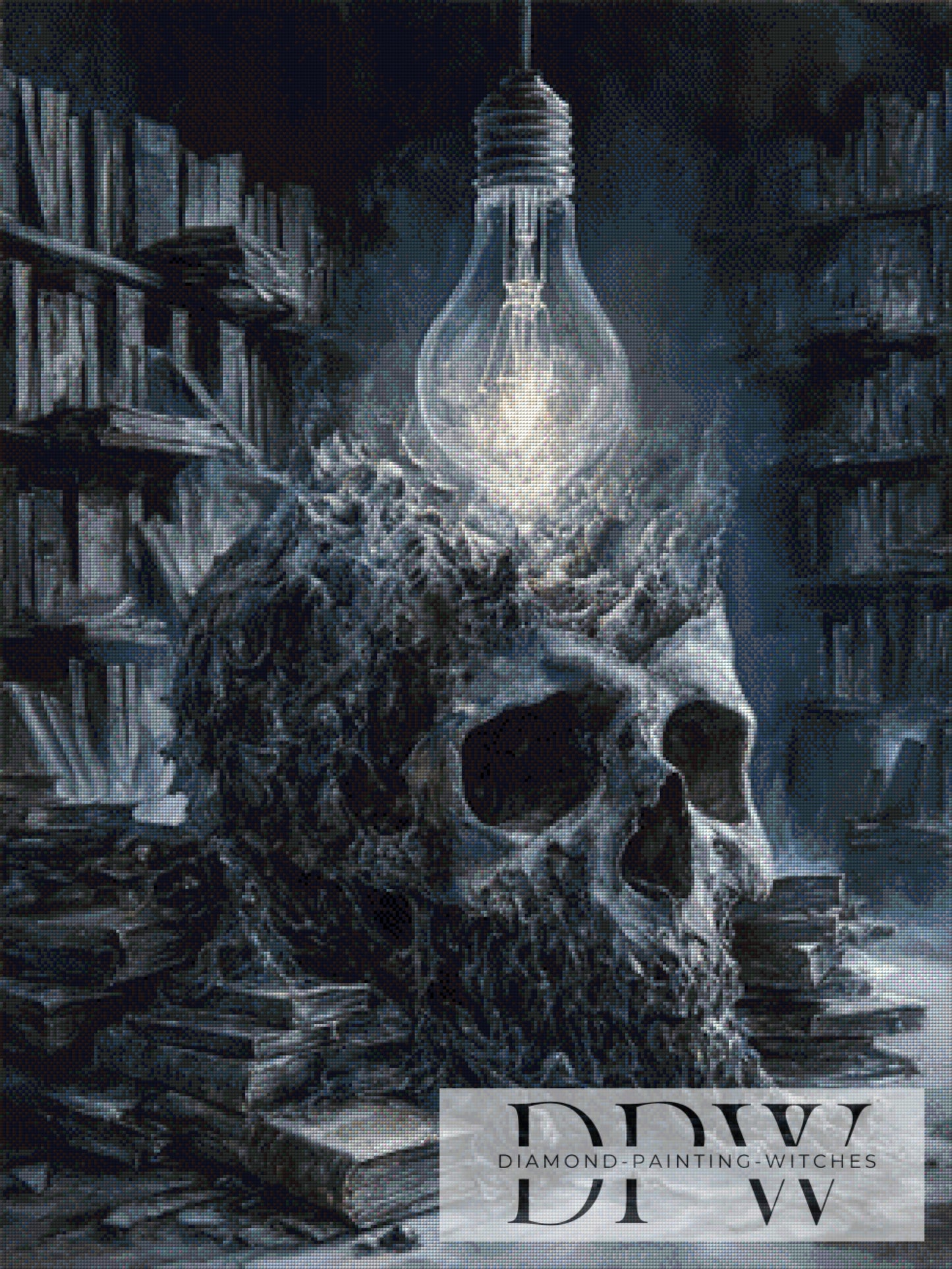 Light of Knowledge by Pixxel Pics 75x100cm mit 60 Farben DPW-637