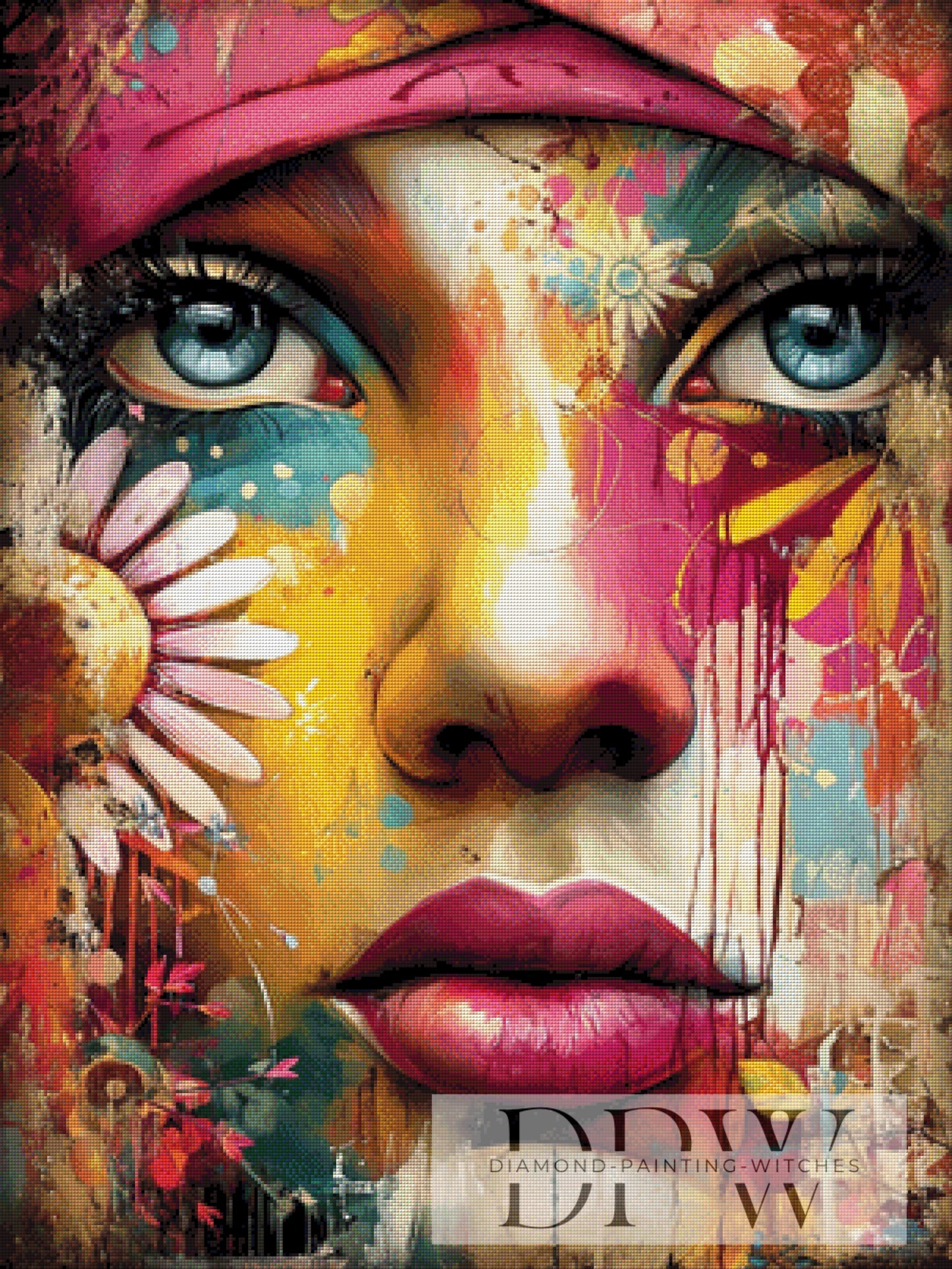 Im Spiegel der Pigmente by CleoDora 75x100cm mit 320 Farben DPW-6577