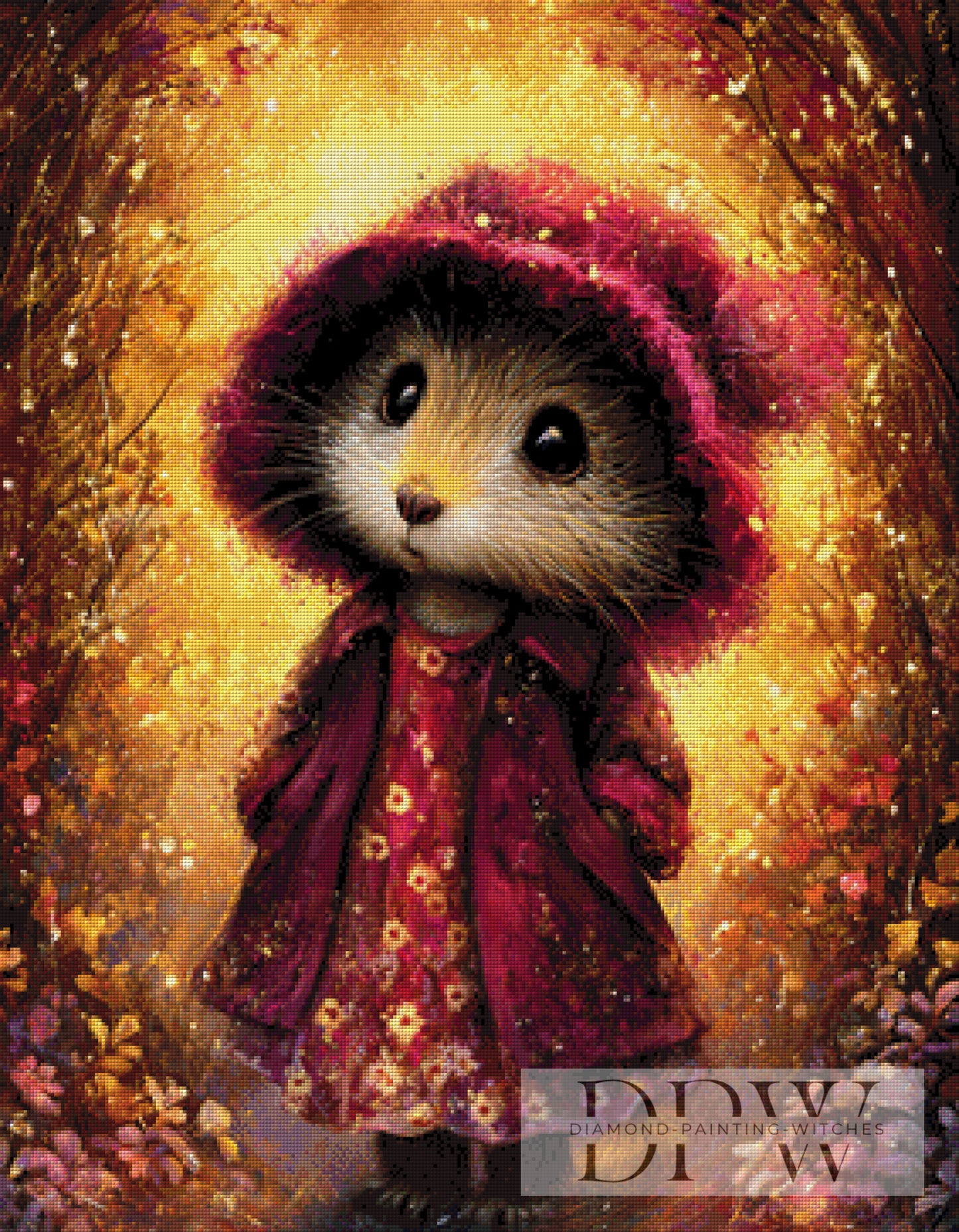 Die kleine Wanderin by Elly_A.I. 70x90cm mit 210 Farben DPW-6620