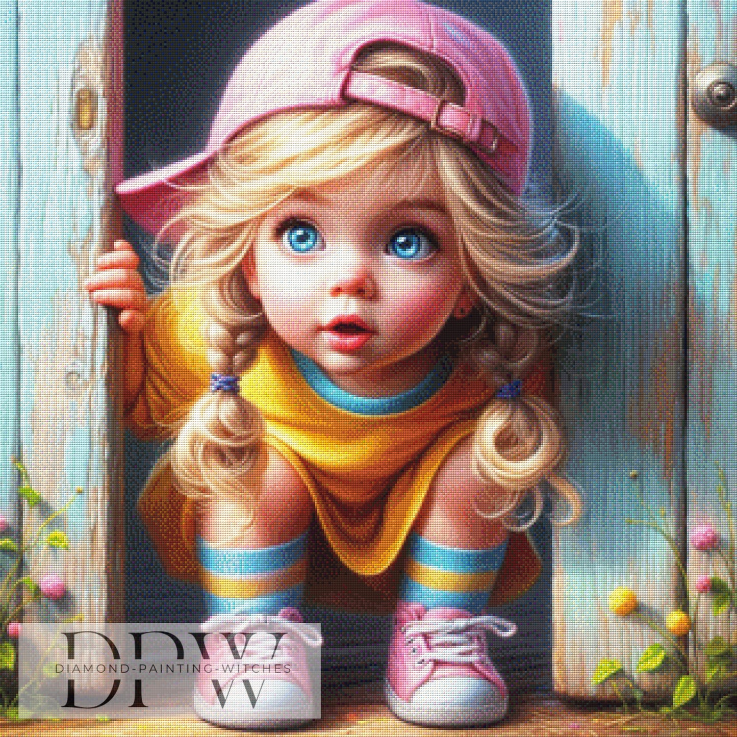 Guck mal da! by CreatiVart ,80x80cm mit 325 Farben DPW-667