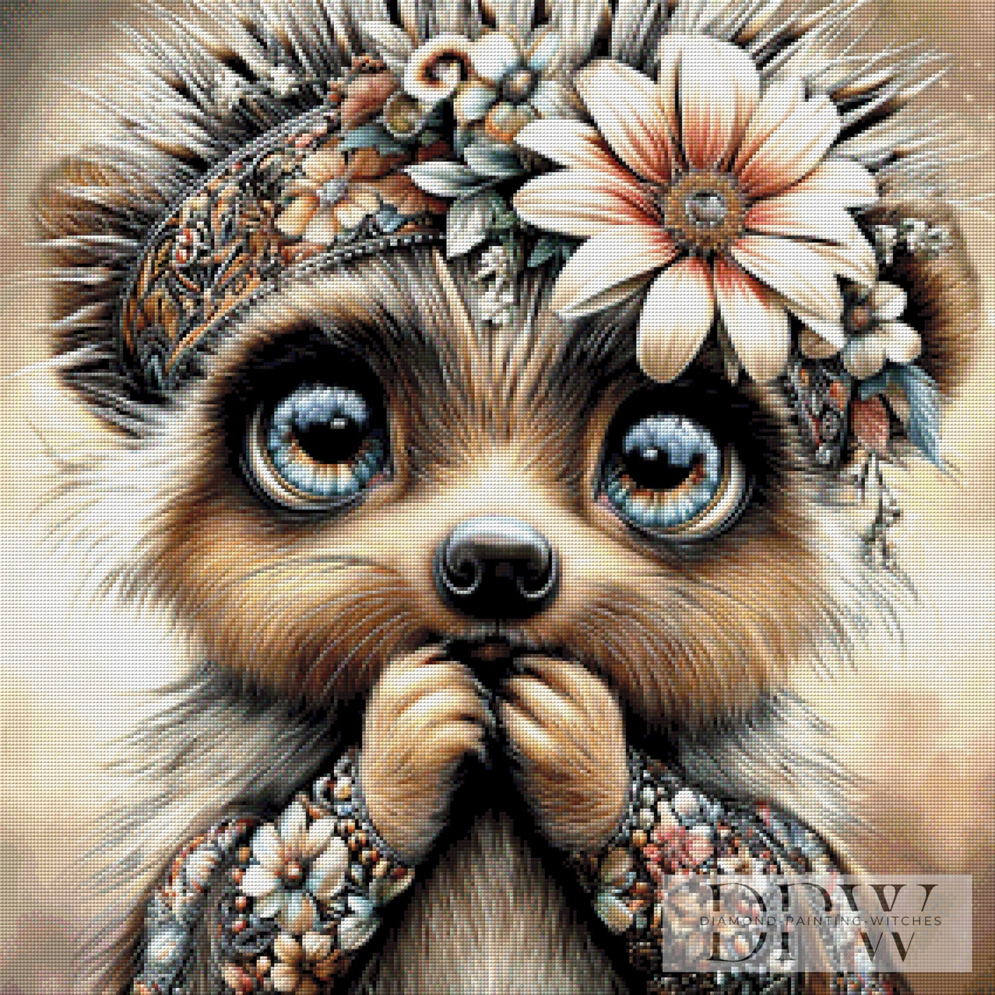 Stachelina by theA.art 70x70cm mit 190 Farben DPW-6709