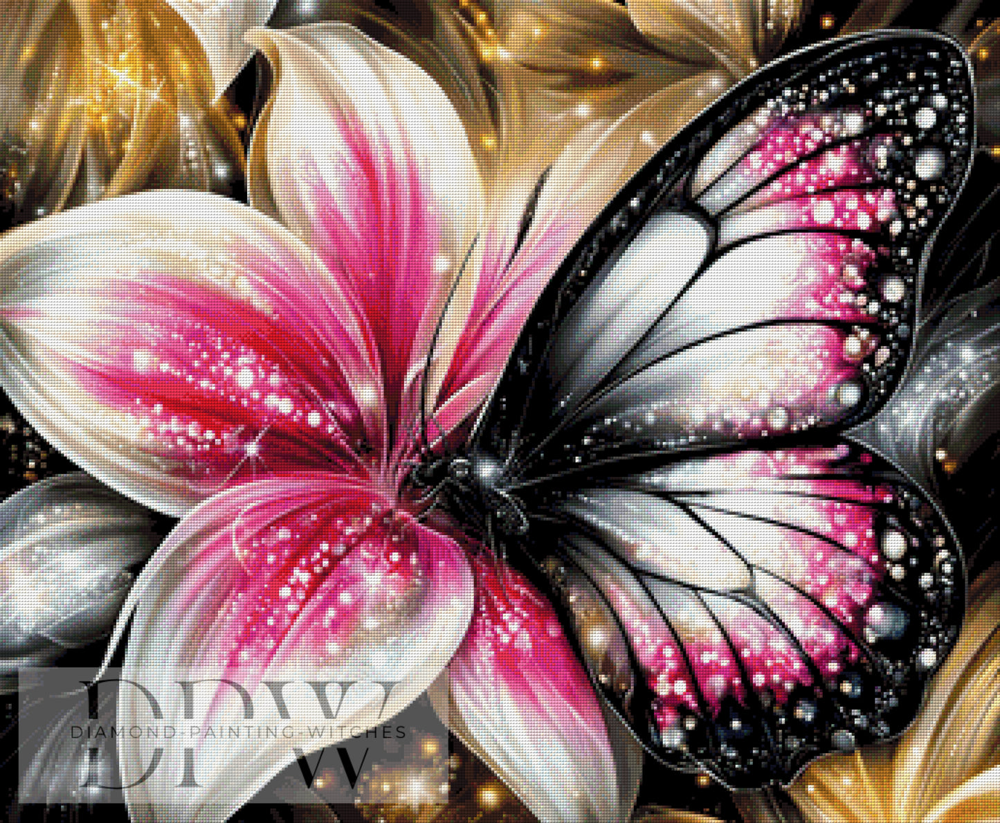 Glitzerbotin by theA.art 85x70cm mit 230 Farben DPW-6715