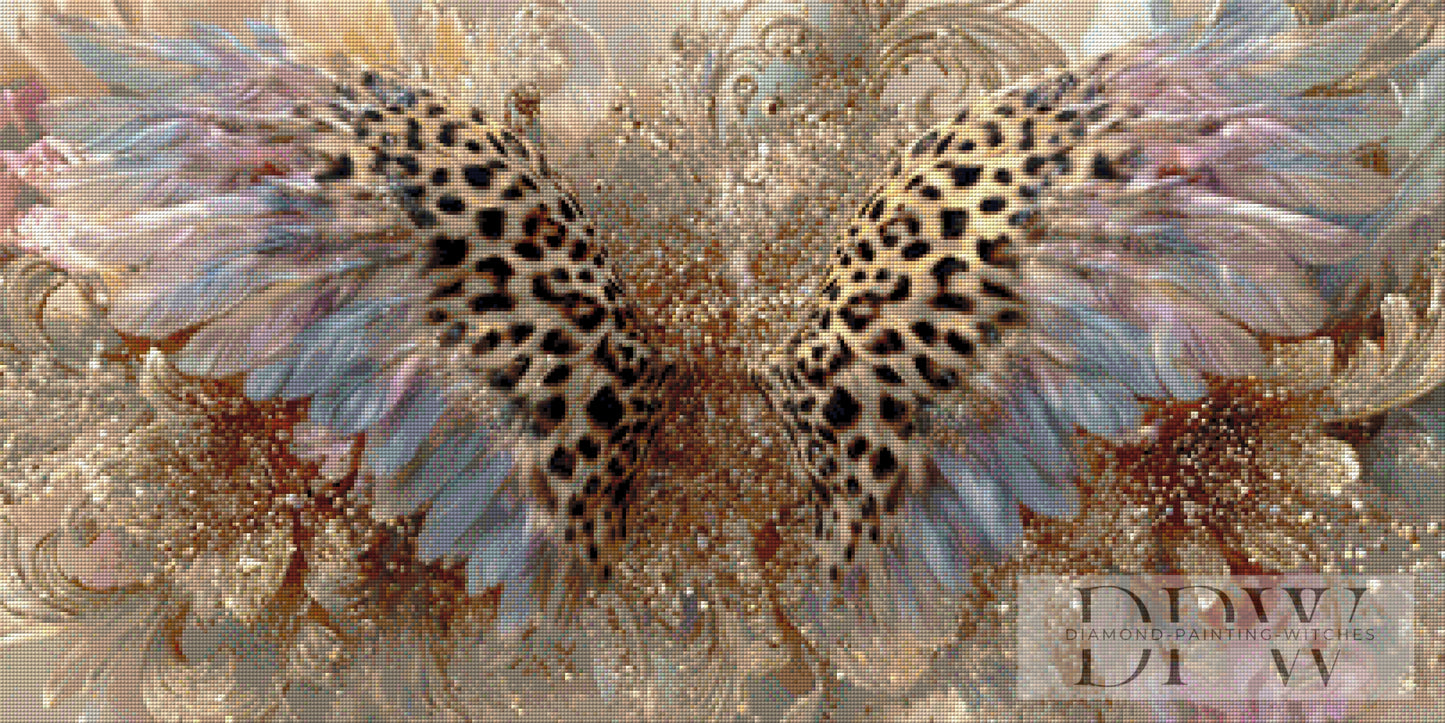 Leopardenflügel by theA.art 100x50cm mit 150 Farben DPW-6725