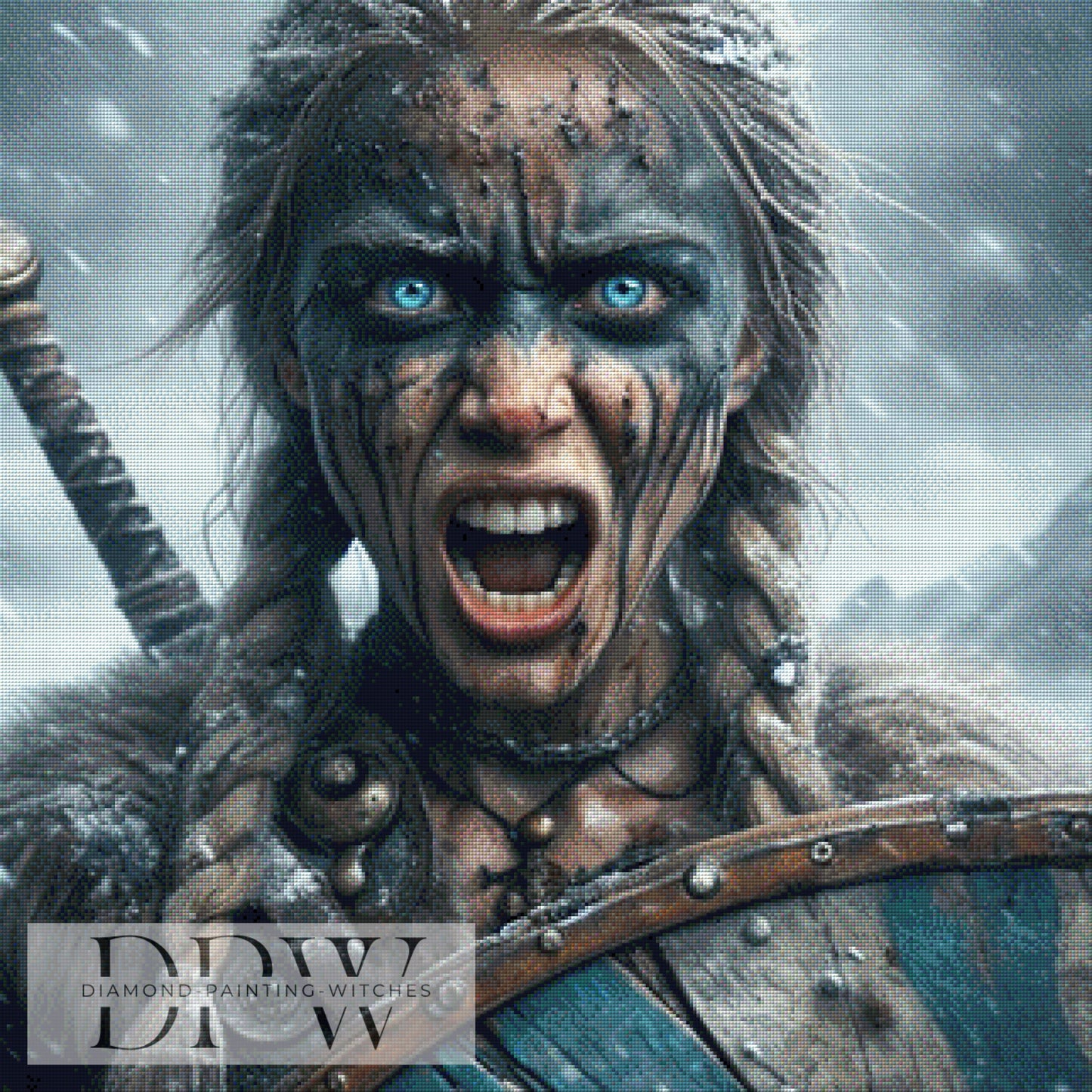 Zum Angriff by QN ,80x80cm mit 110 Farben DPW-682