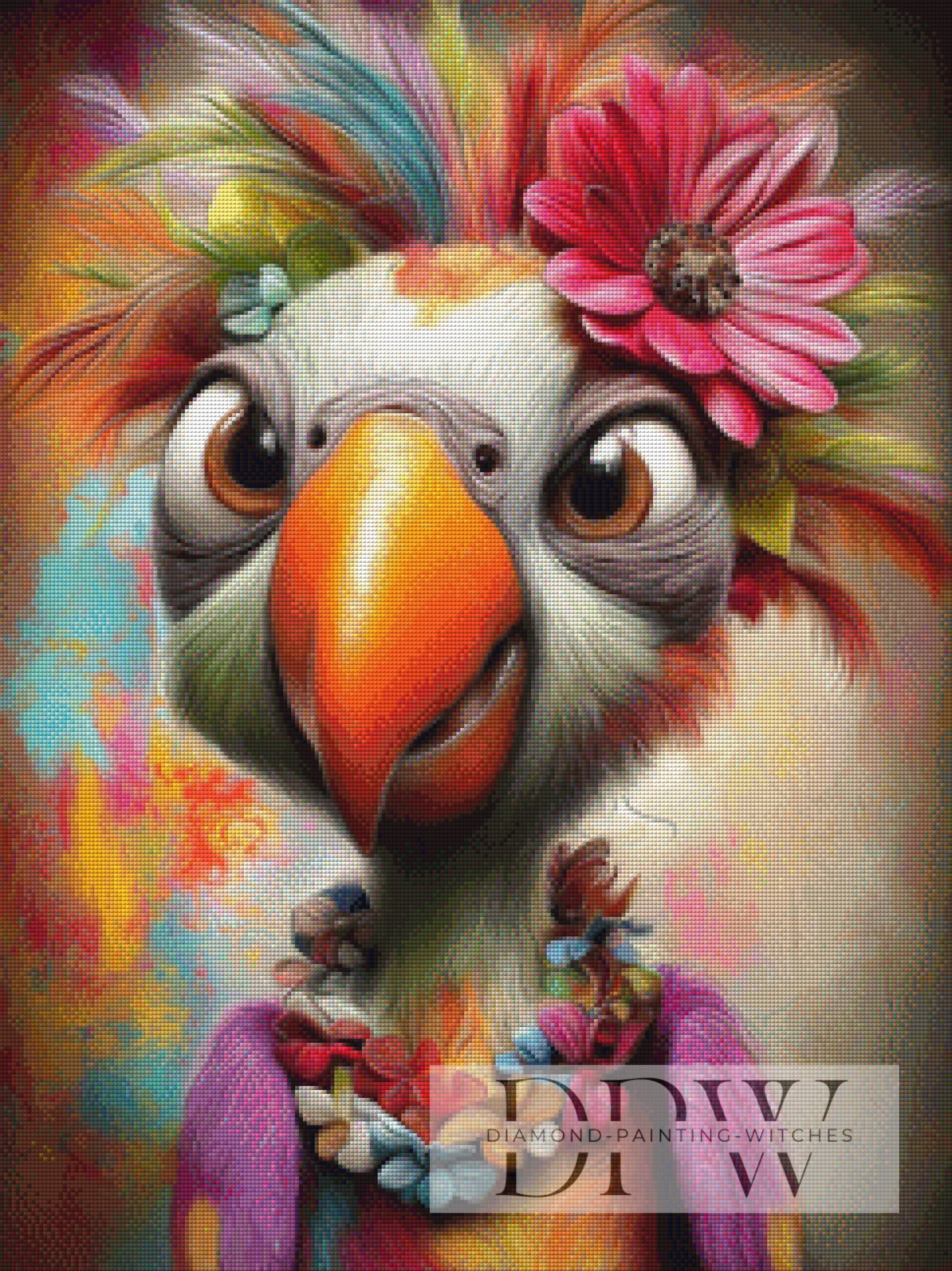 Pretty Lady by CleoDora 60x80cm mit 320 Farben DPW-790