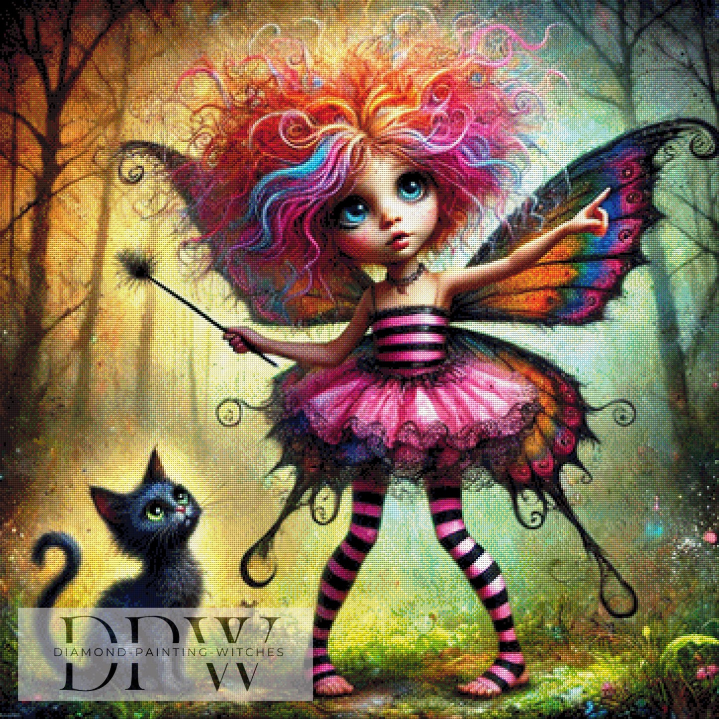 Elfi by CreatiVart, 90x90cm mit 400 Farben DPW-811