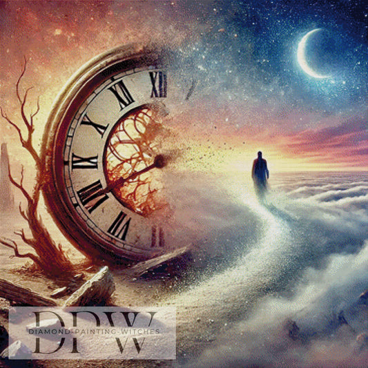 Altes geht, neues kommt by Elly_A.I 90x90cm mit 260 Farben DPW-933