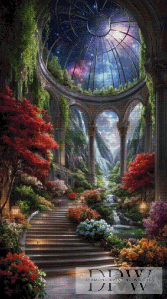 Autumn Hall by QN, 70x125cm mit 250 Farben DPW-946