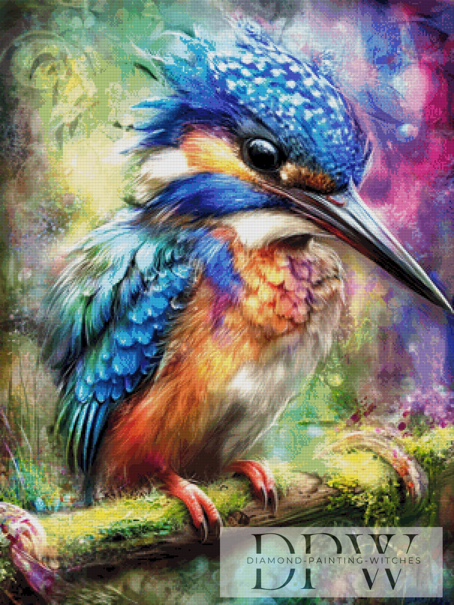 Bunter Pieps by CreatiVart 75x100cm mit 380 Farben DPW-962