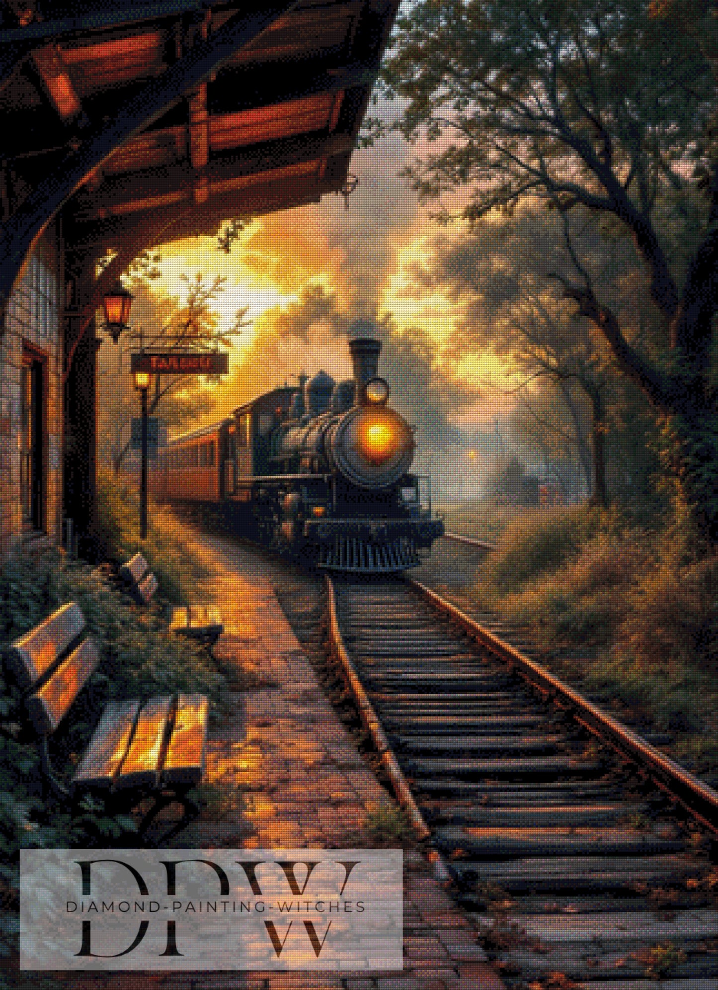 Töff Töff by QN, 80x110cm mit 190 Farben DPW-976