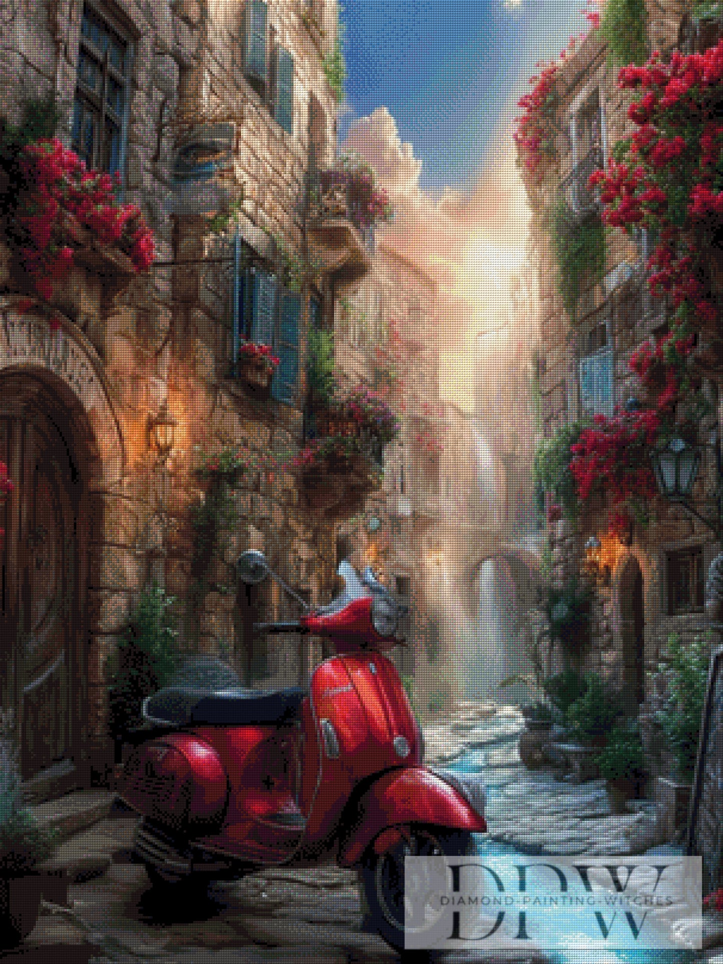 Corte dei Fiori by Maggie 75x100cm mit 260 Farben DPW-434