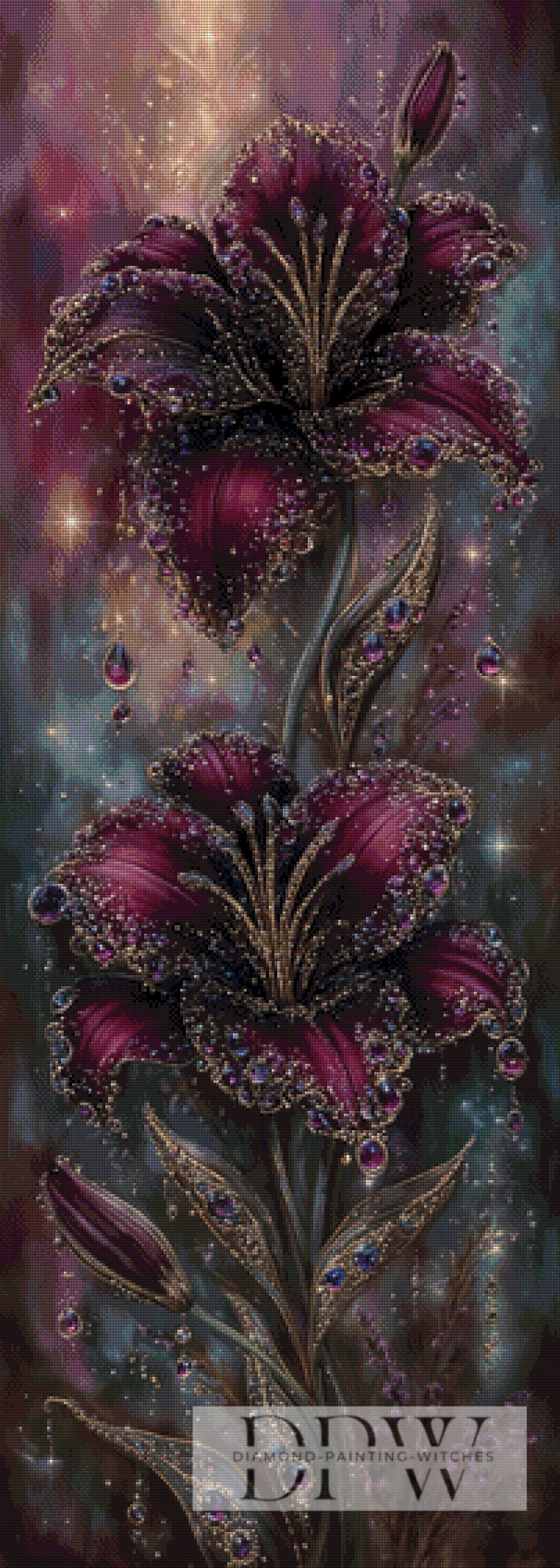 Tropfenlilie by Pixxel Pics 50x140cm mit 130 Farben DPW-458