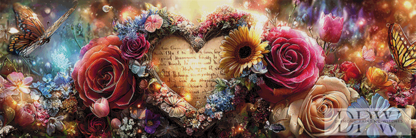 Valentine Spring by ellufija 150x50cm mit 370 Farben DPW-691