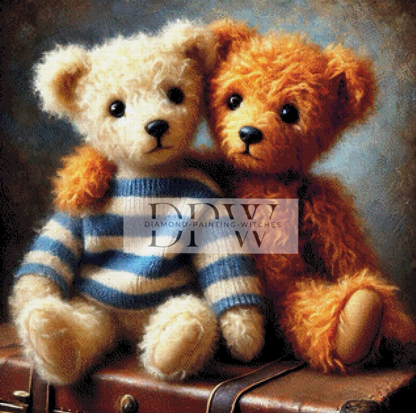 Brummelchen by CreatiVart, 80x80cm mit 200 Farben DPW-446