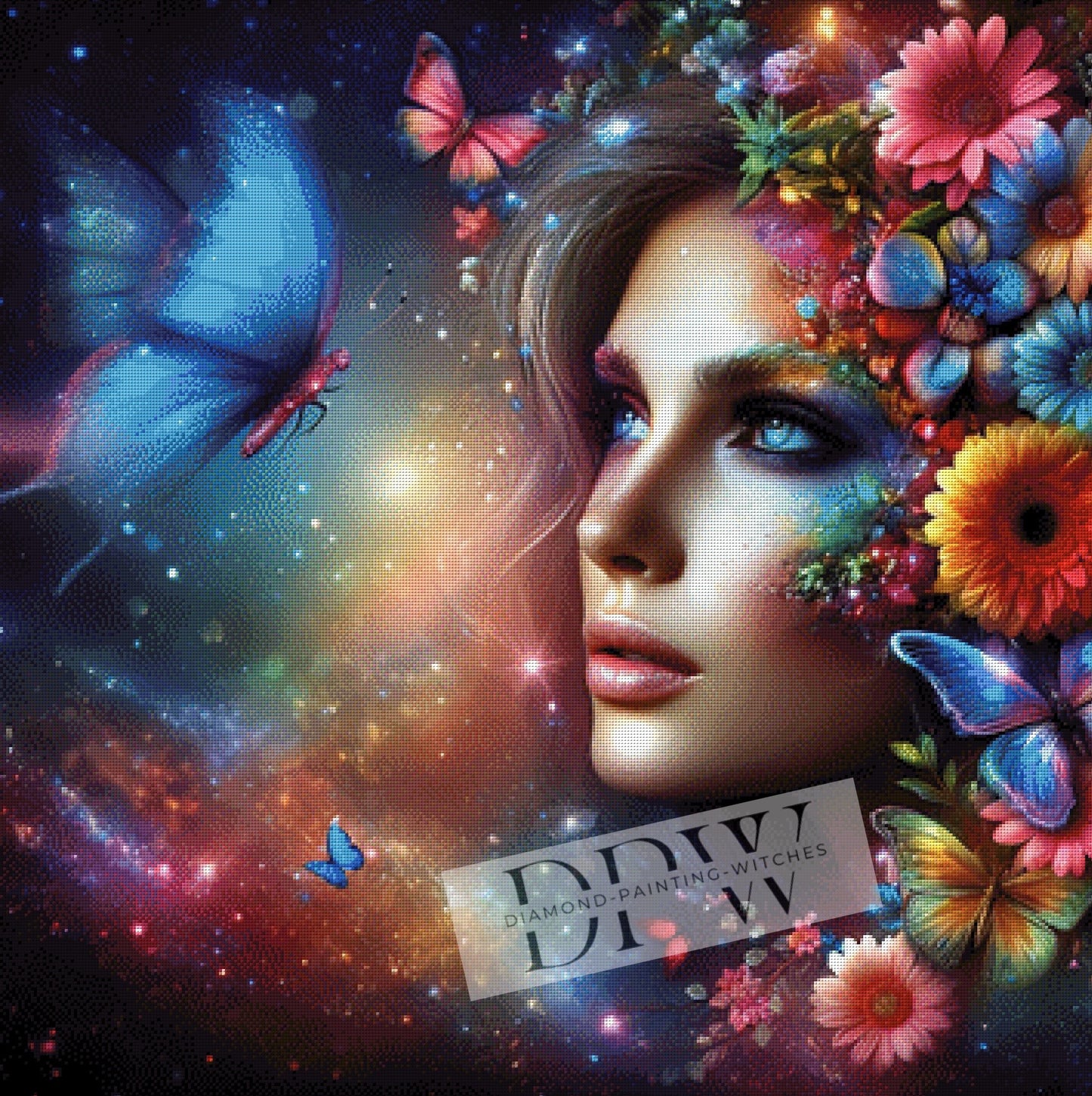 Moments of Dreams by Sunshine, 90x90cm mit 380 Farben DPW-031