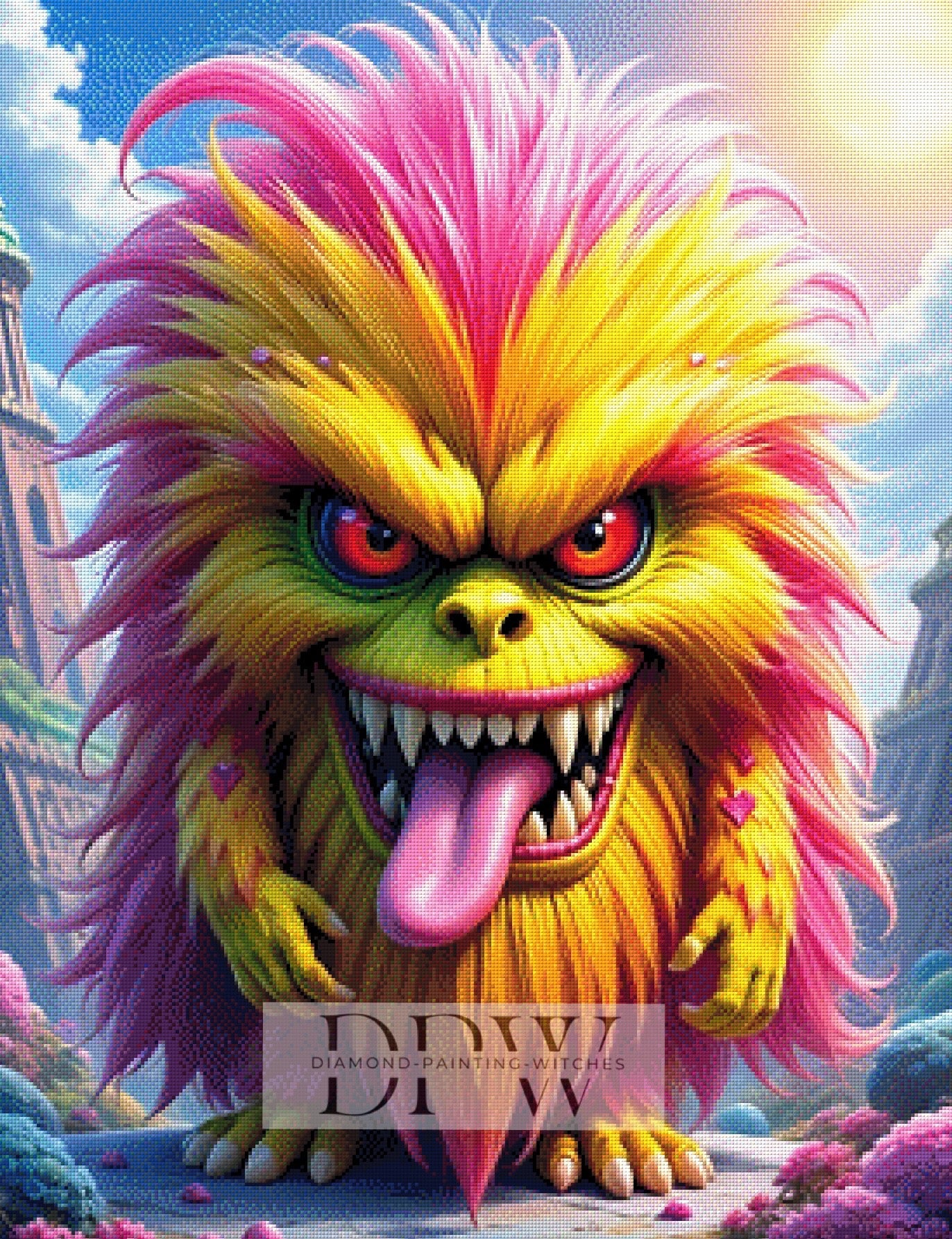 Mooooonster by Top Secret, 70x90cm mit 400 Farben DPW-604