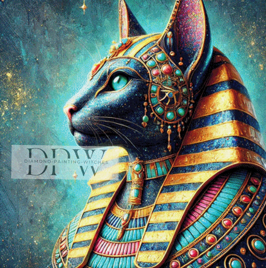 Ägyptischer Lümmel by Casalla Vendetta, 90x90cm mit 350 Farben DPW-448