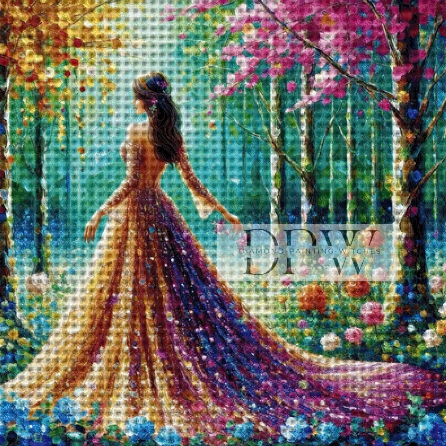 Frühlingstraum by Sunshine 100x100cm mit 380 Farben DPW-158