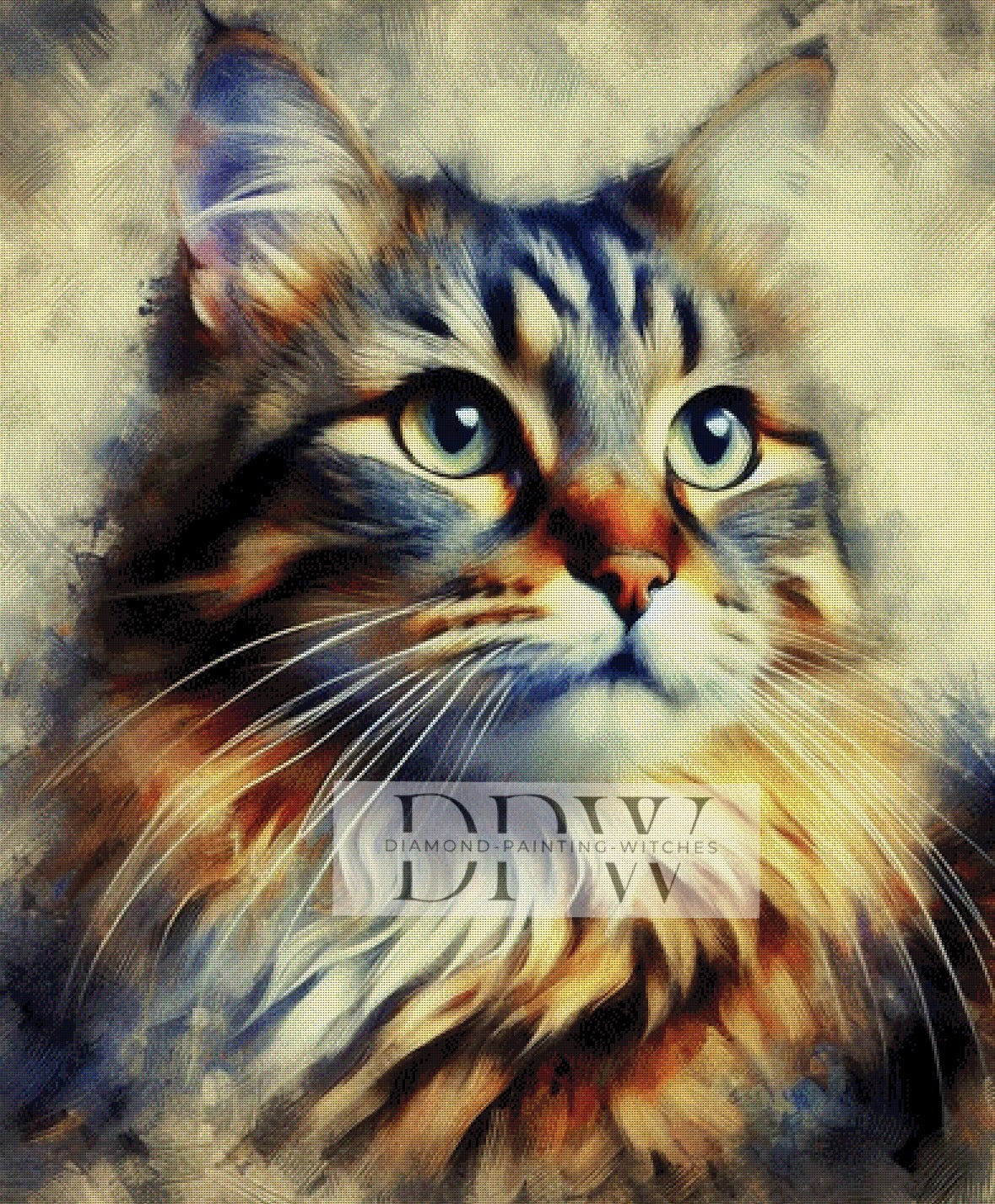 Cat Look by Luna 80x100cm mit 200 Farben DPW-441