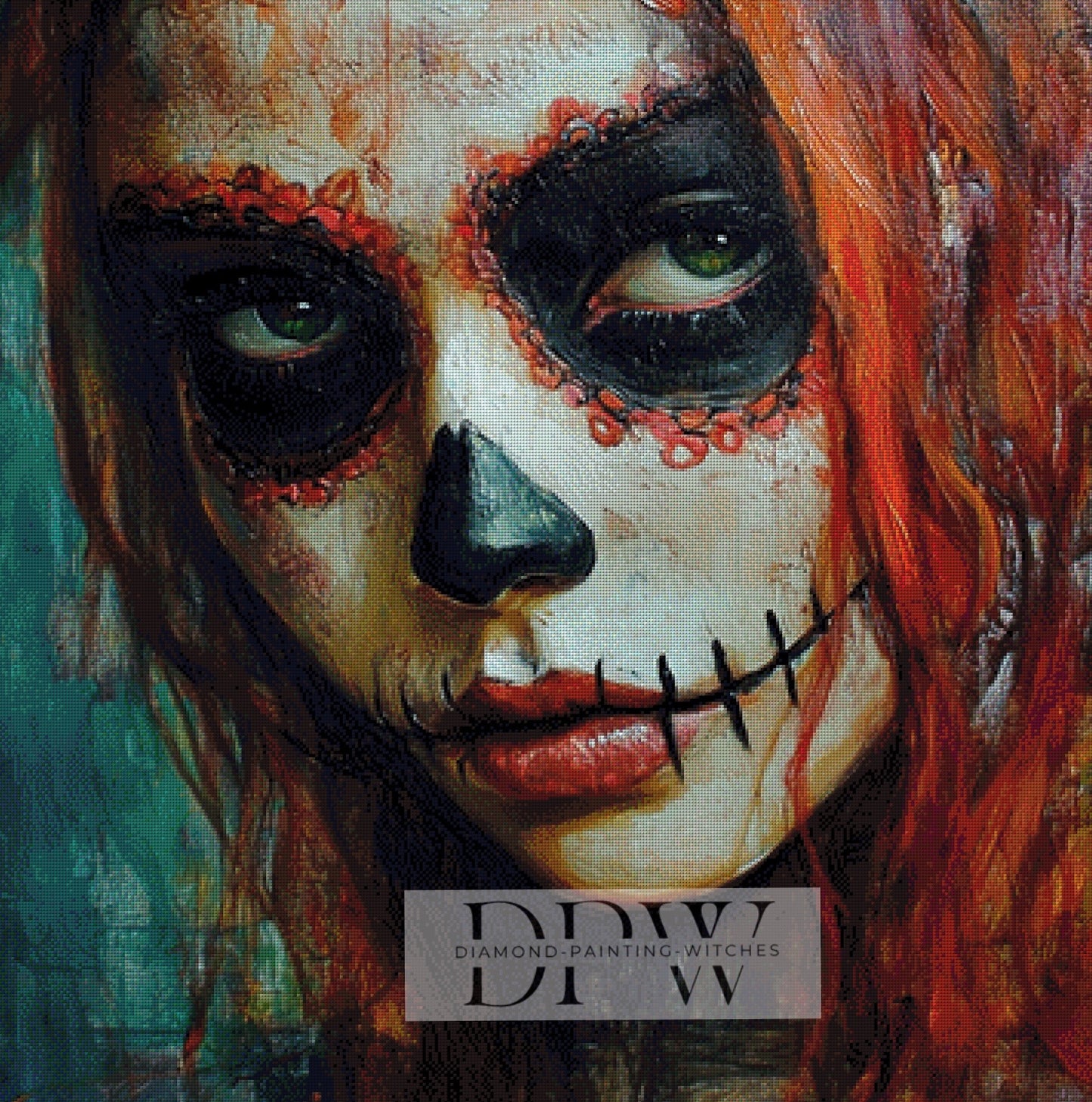 Creepy Muerta by Guardian Angel, 90x90 mit 200 Farben DPW-143