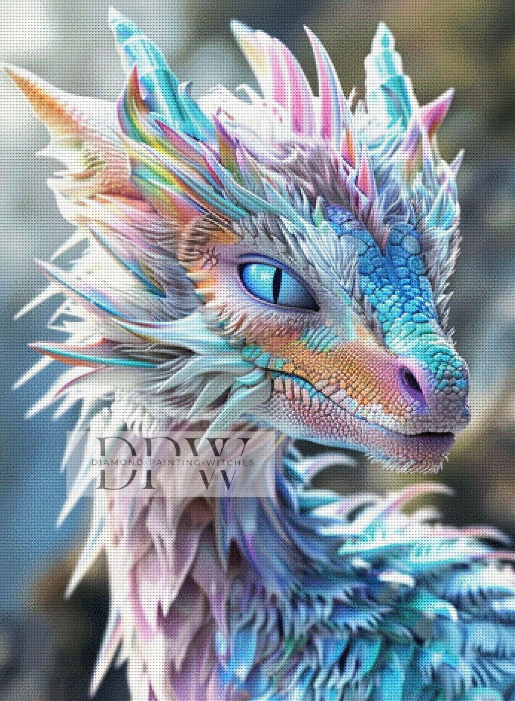 Rainbow Dragon ,90x120cm mit 285 Farben DPW-597