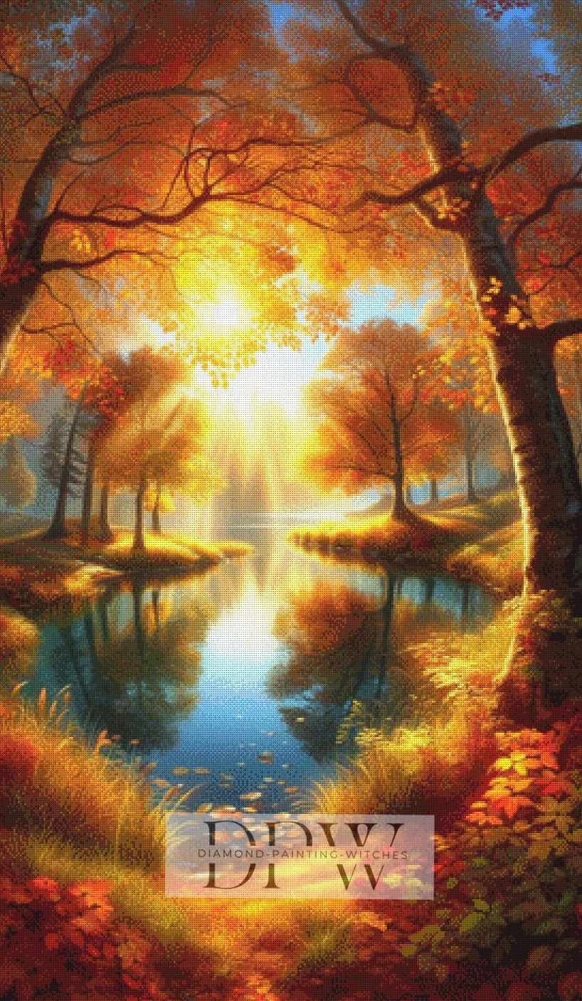 Waldsee by Sabrina, 70x120cm mit 235 Farben DPW-620