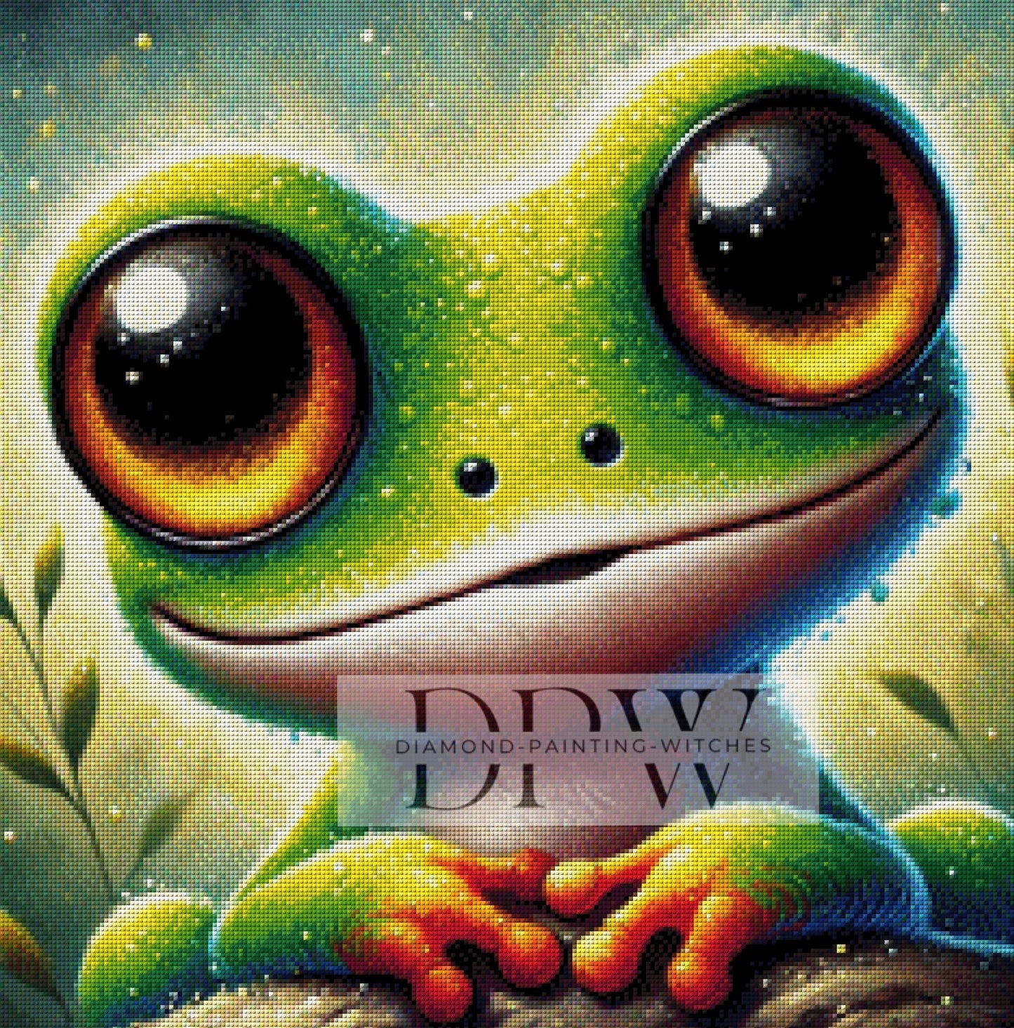 Charly Quakie by CreatiVart, 60x60cm mit 240 Farben DPW-282