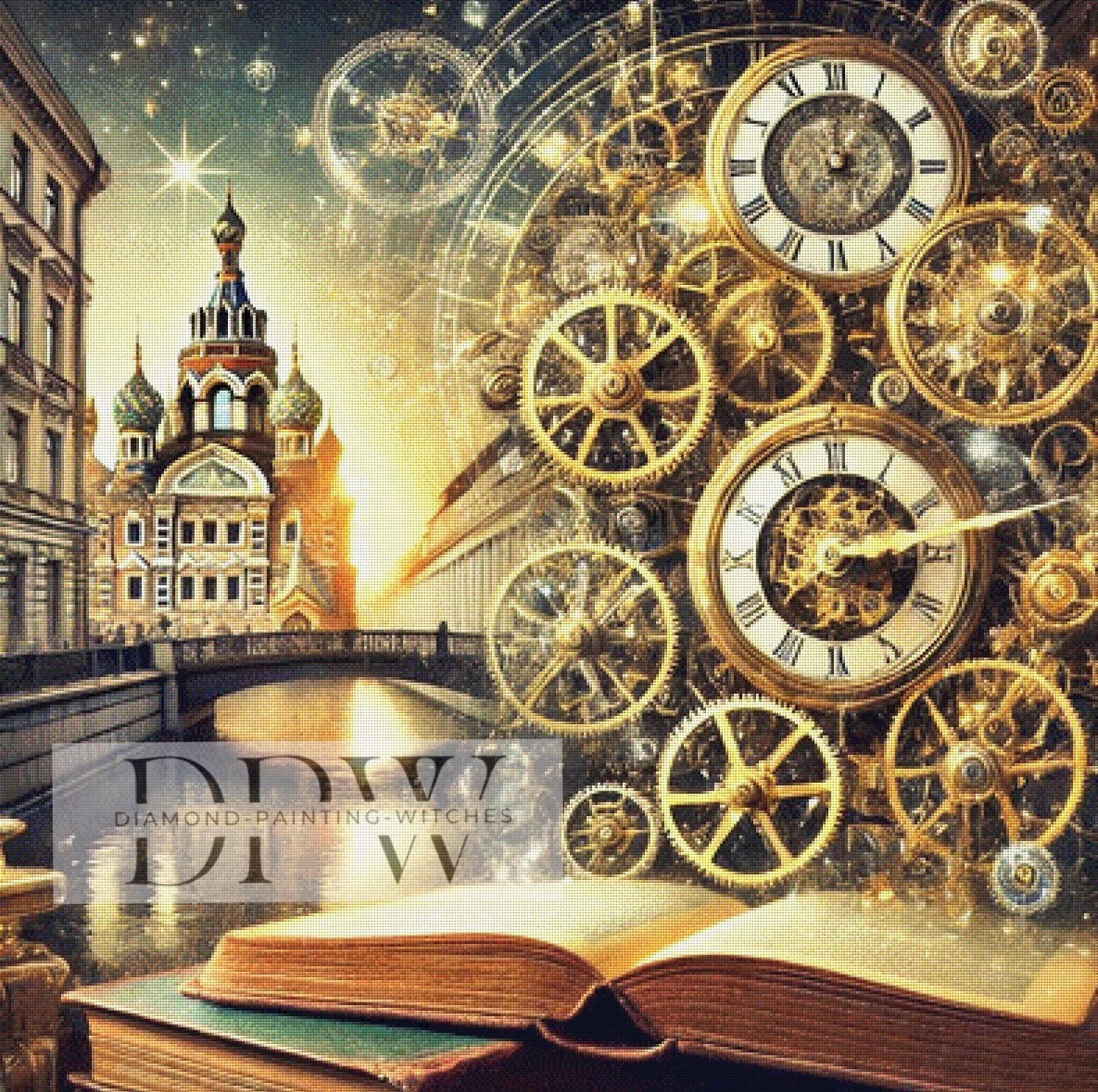 Märchenzeit by QN, 100x100cm mit 190 Farben DPW-453