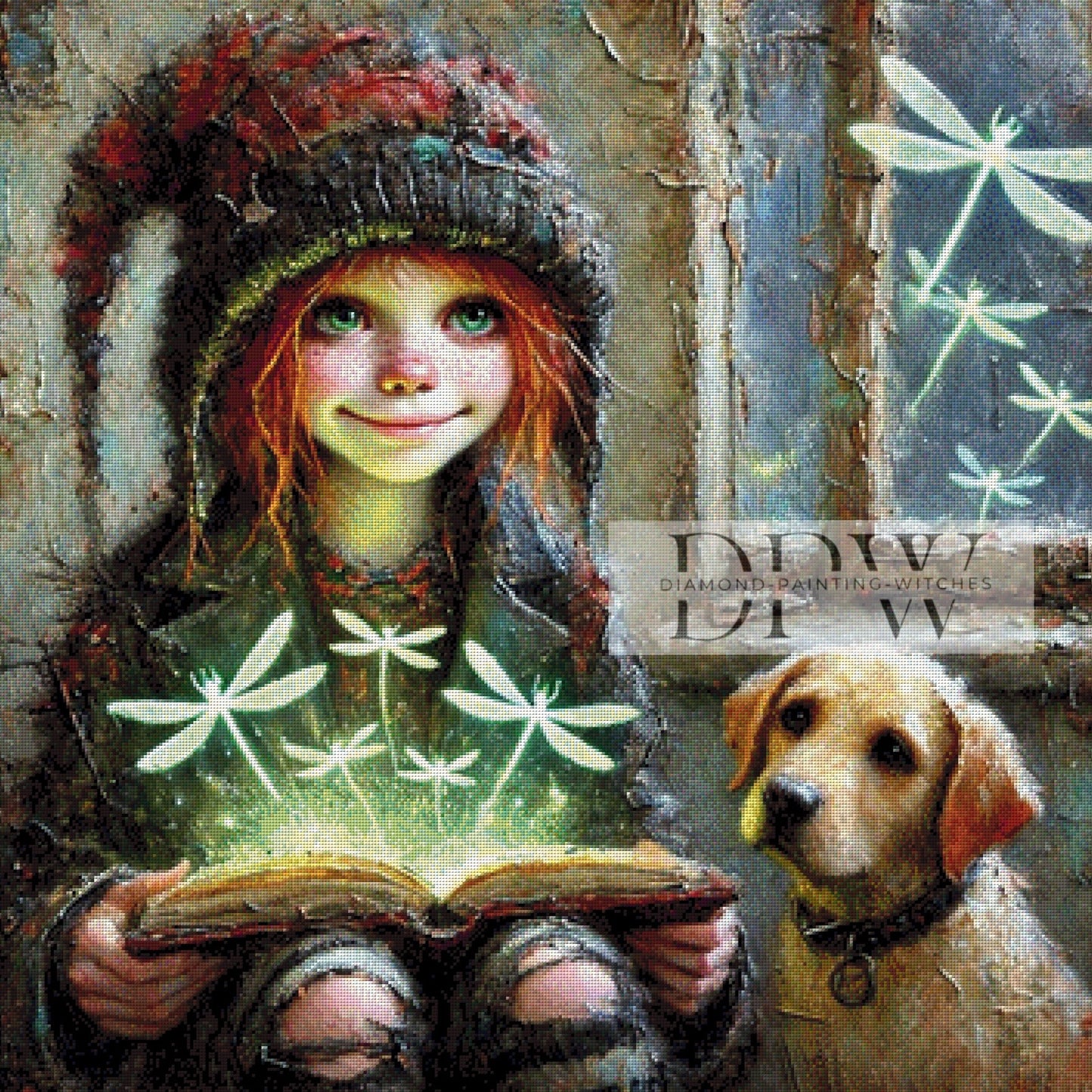 Magic Book by Casalla Vendetta , 90x90cm mit 260 Farben DPW-502
