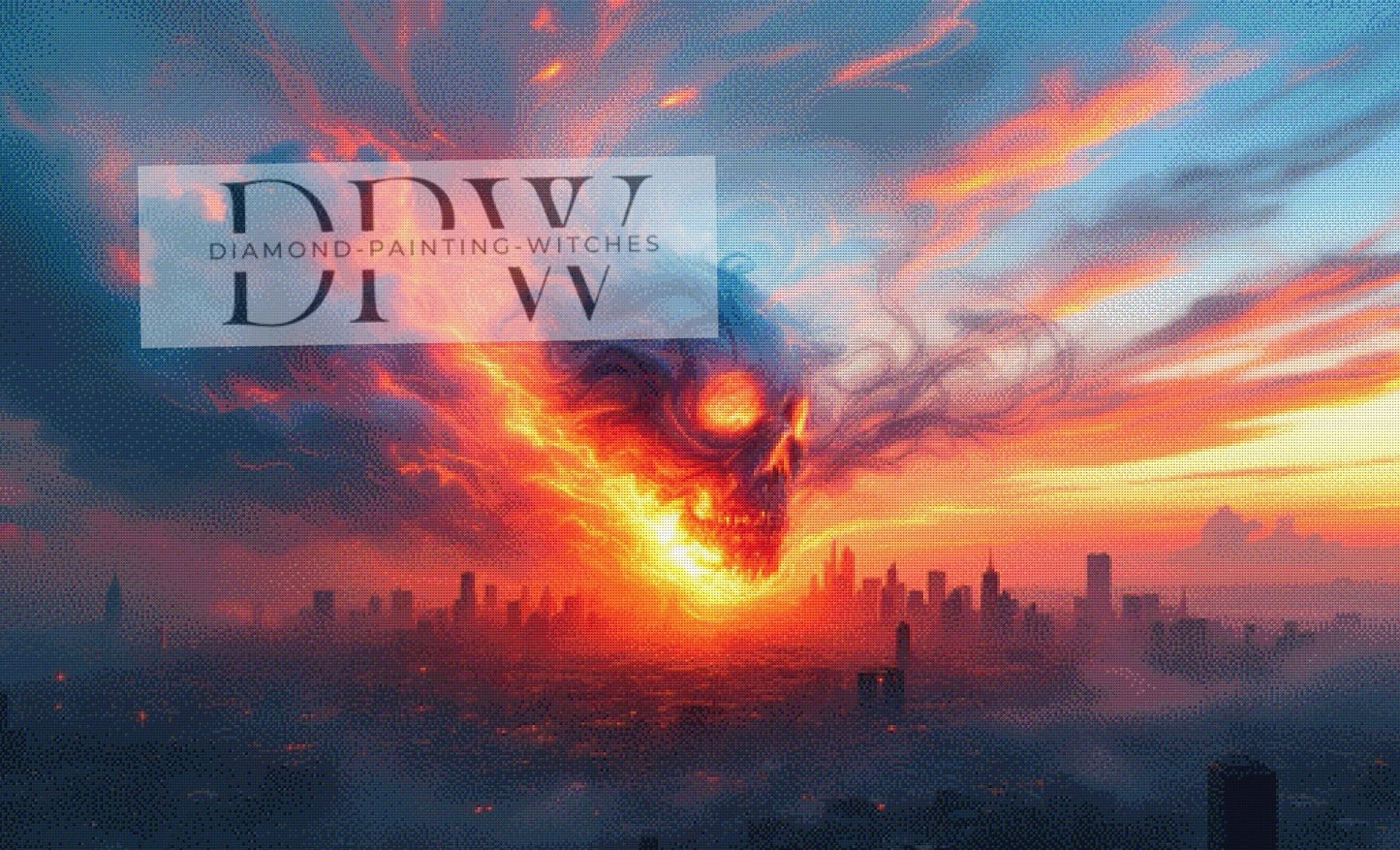 Doomsday by QN, 130x80cm mit 220 Farben DPW-476