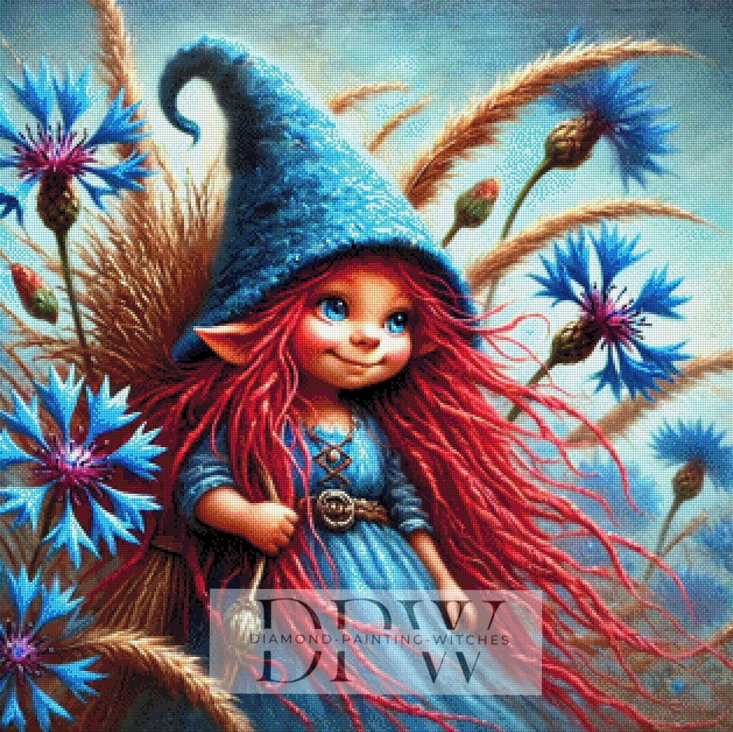 Kornelia by CreatiVart, 80x80cm mit 335 Farben DPW-420