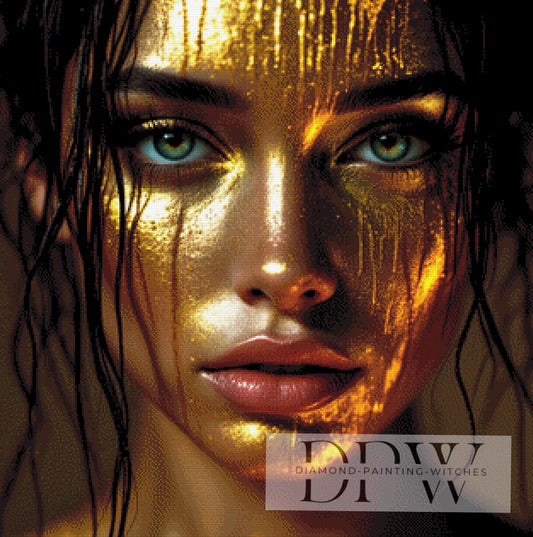 24 Karat by QN, 80x80cm mit 165 Farben DPW-583