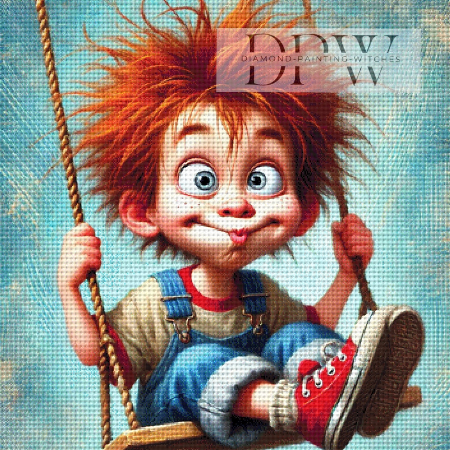 Mad Max by CreatiVart, 90x90cm mit 300 Farben DPW-423