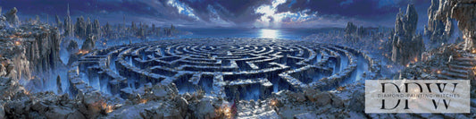 Ocean Maze by Pixxel Pics 200x50cm mit 140 Farben DPW-014