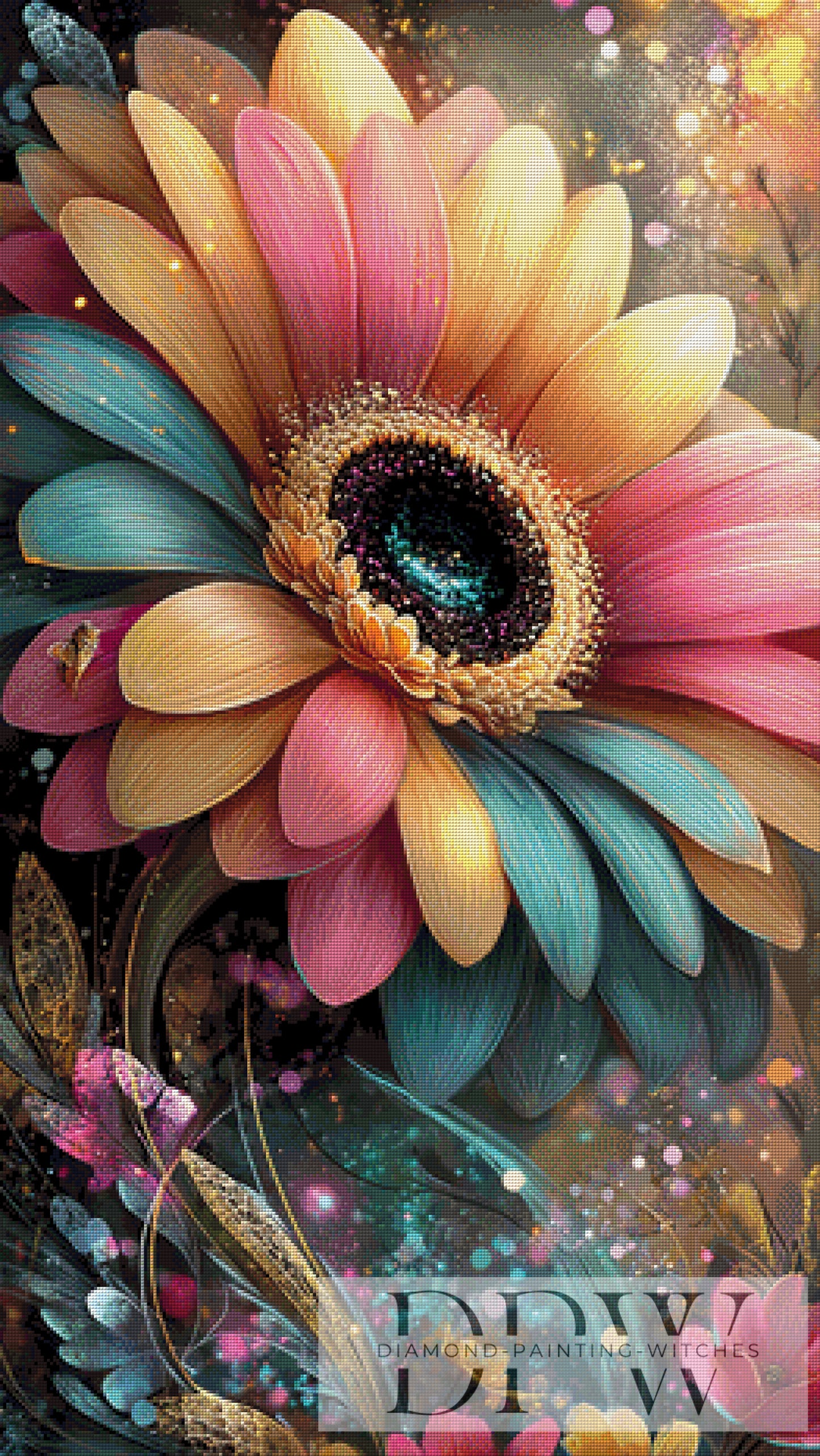 Farbenzeit by Elly_A.I 65x115cm mit 310 Farben DPW-028